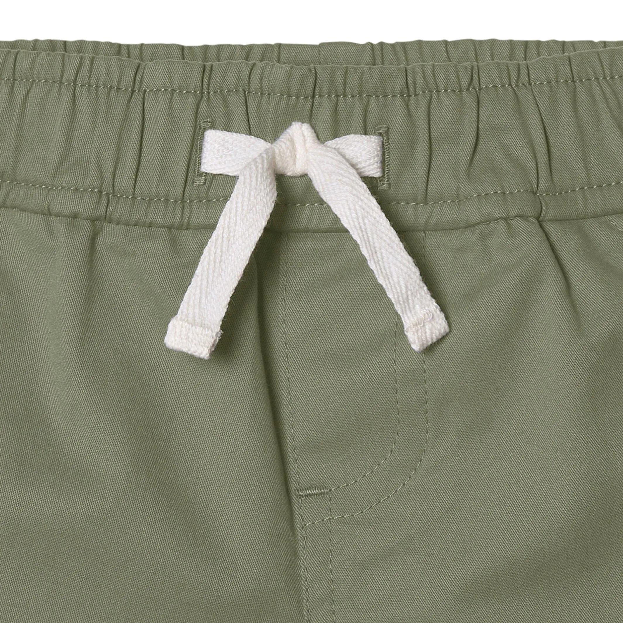2-Pack Baby & Toddler Boys Olive and Dark Khaki Twill Shorts Gerber Childrenswea