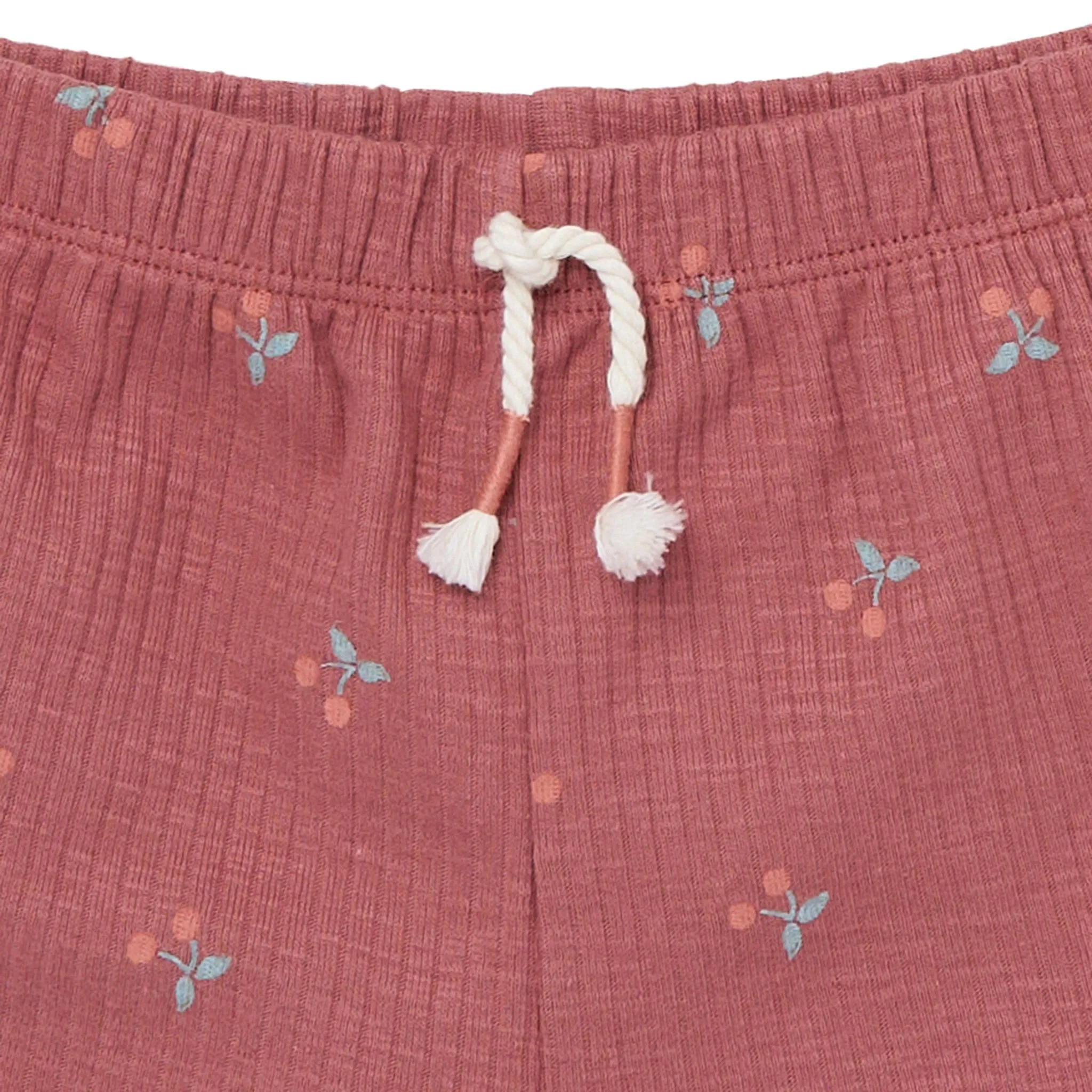 4-Piece Infant & Toddler Girls Rose Cherries Flutter Sleeve Tops and Shorts Set Gerber Childrenswea