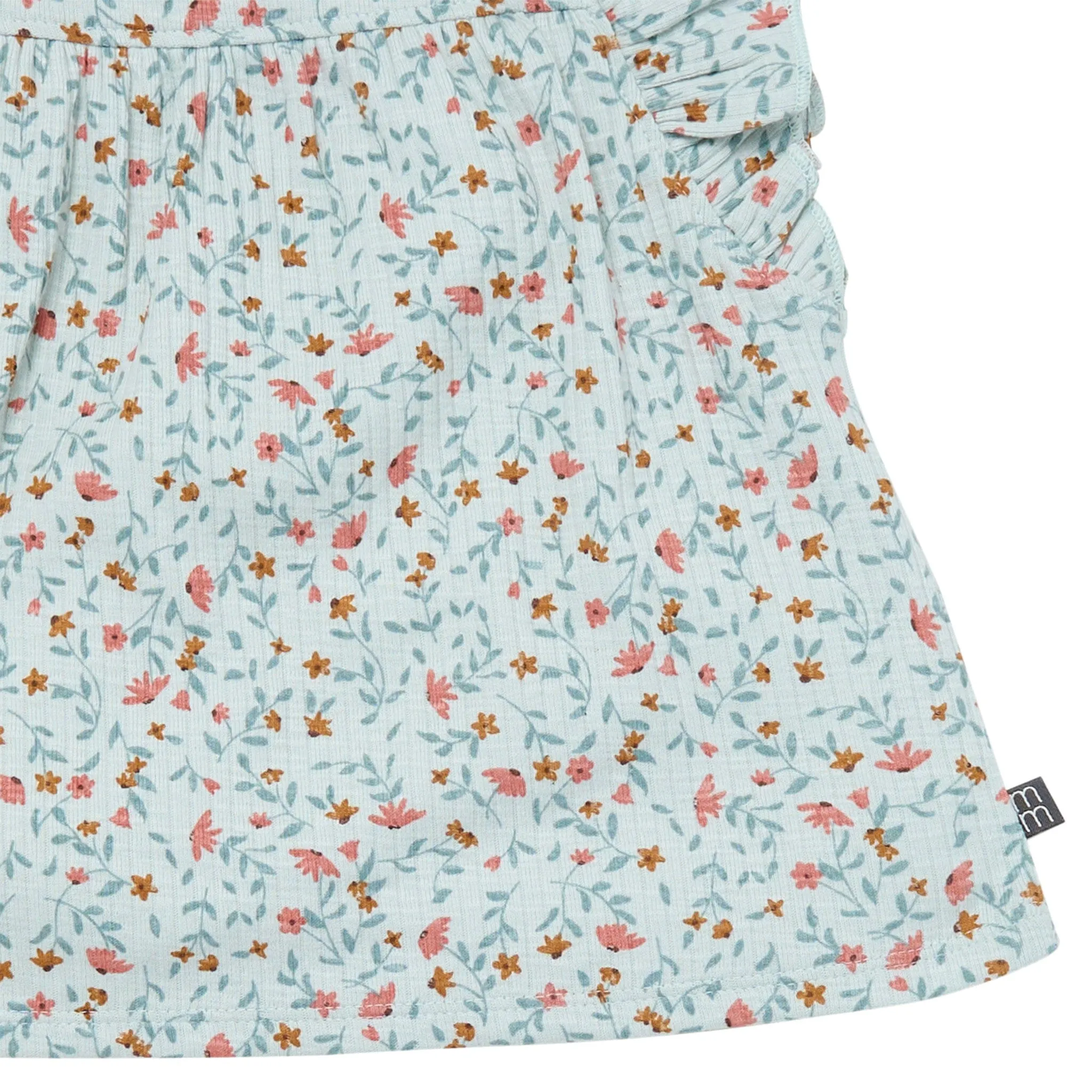 4-Piece Infant & Toddler Girls Vine Floral Flutter Sleeve Tops and Shorts Set Gerber Childrenswea