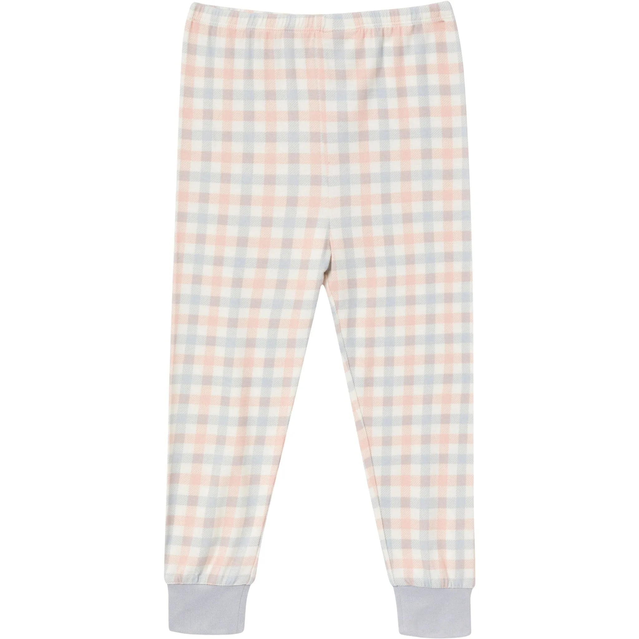 4-Piece Infant & Toddler Neutral Blue Plaid Snug Fitting Pajamas Gerber Childrenswea