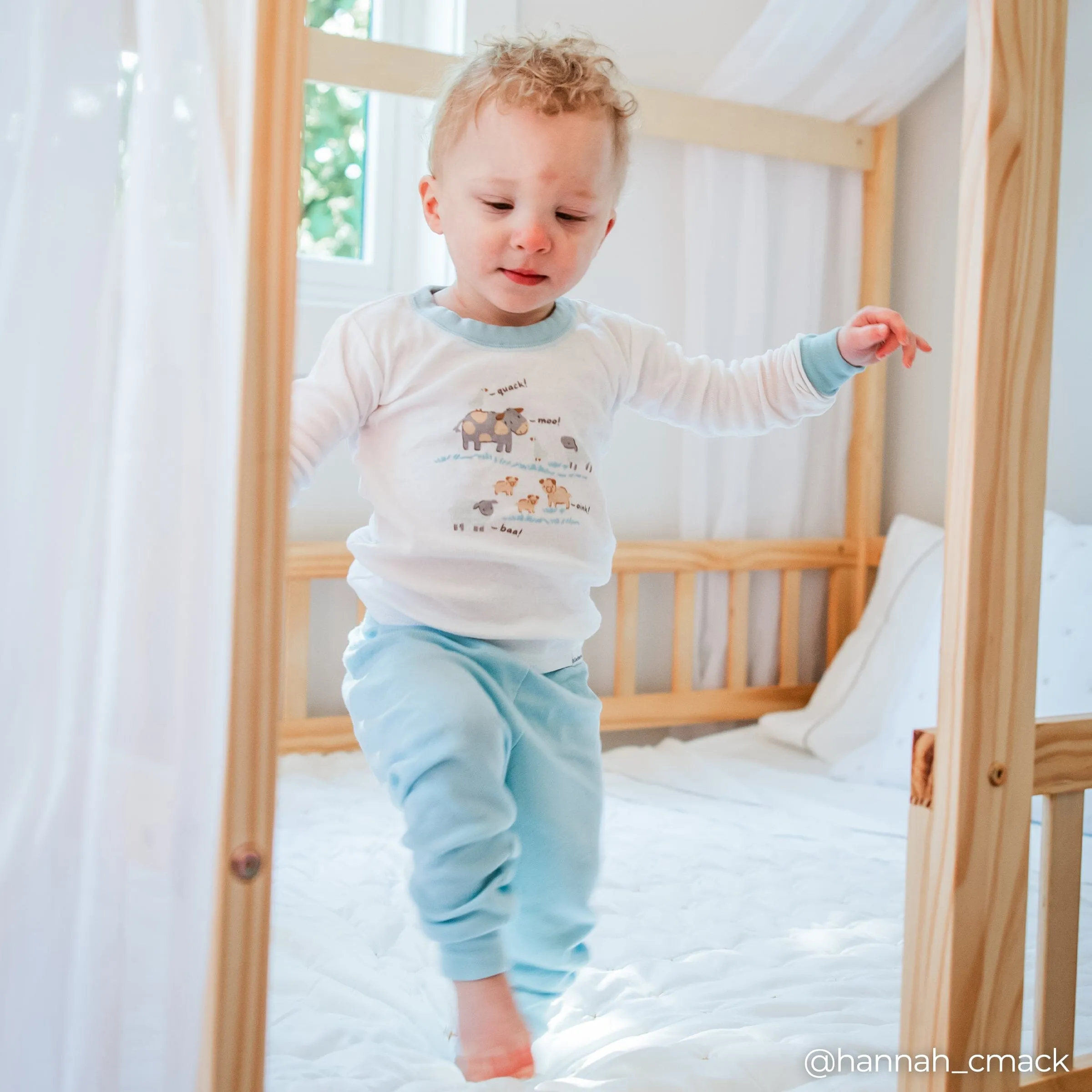 4-Piece Infant & Toddler Neutral Farm Tops and Pants Sets Gerber Childrenswea