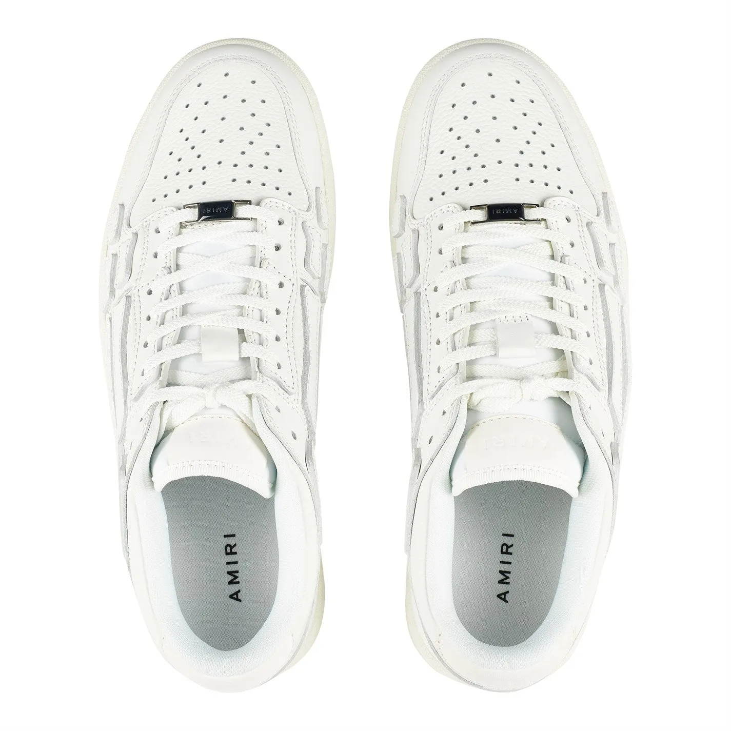 Amiri White Skeleton Low Trainers