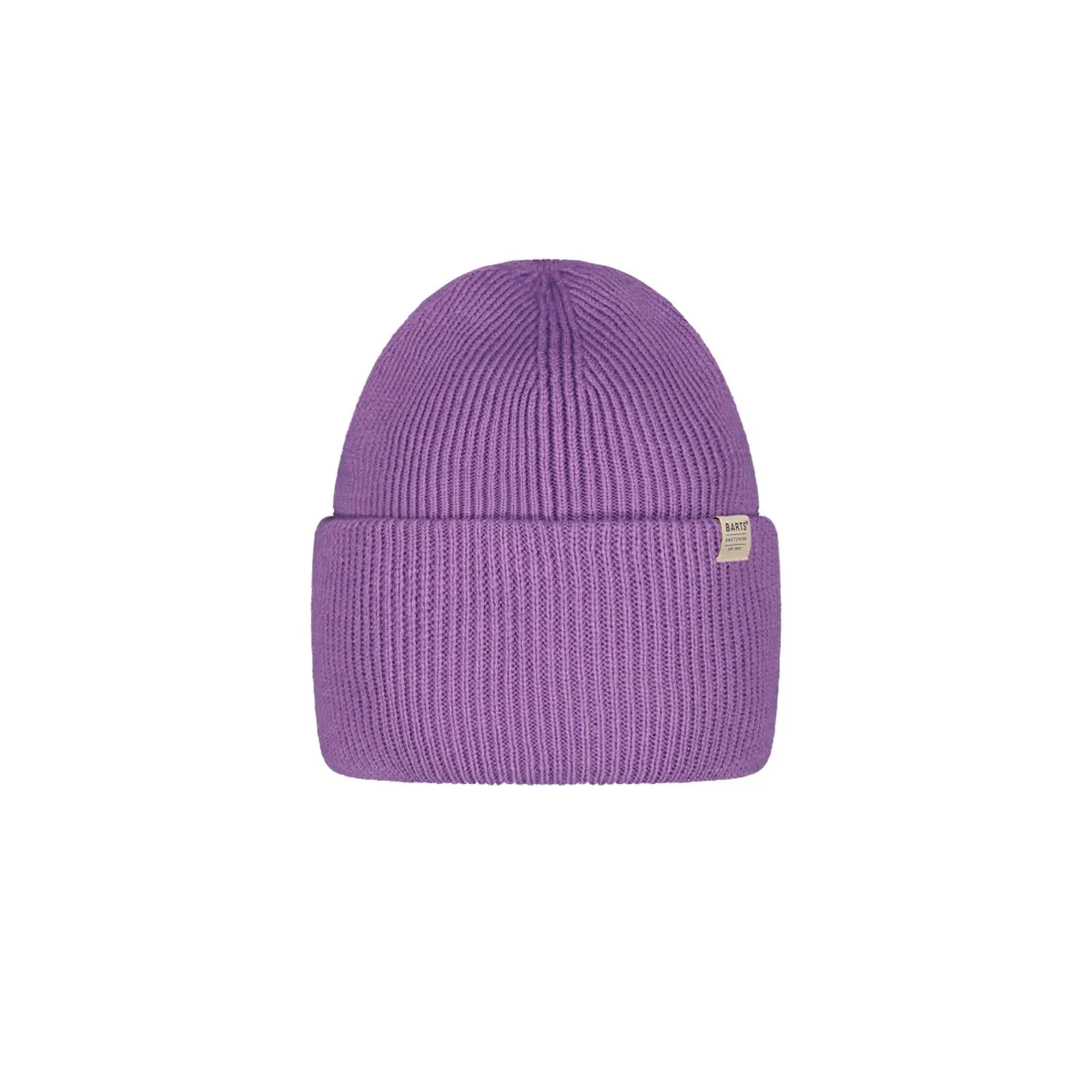 Barts Haveno High Cuffed Ribbed Knit Stretchy Beanie Hat
