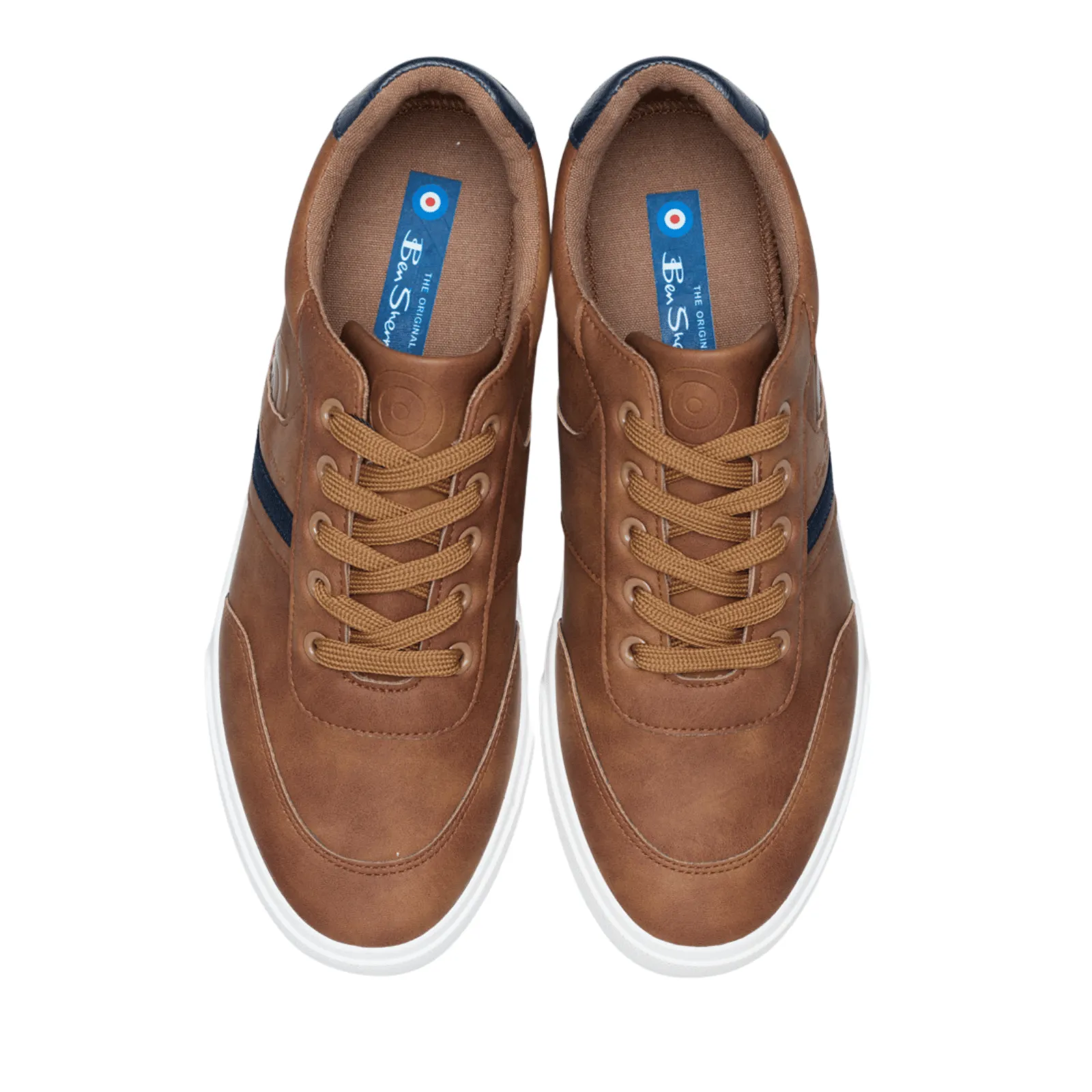 Ben Sherman Mens Scooper Stripe Trainers