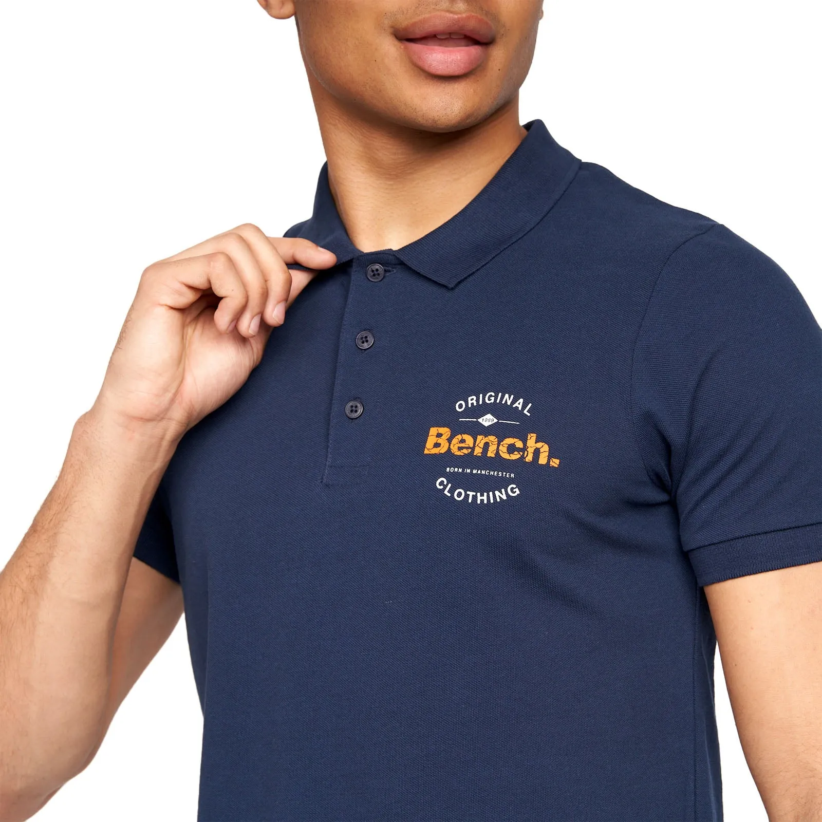 Bench Mens Cometer Short Sleeve Slim Fit Polo Shirt
