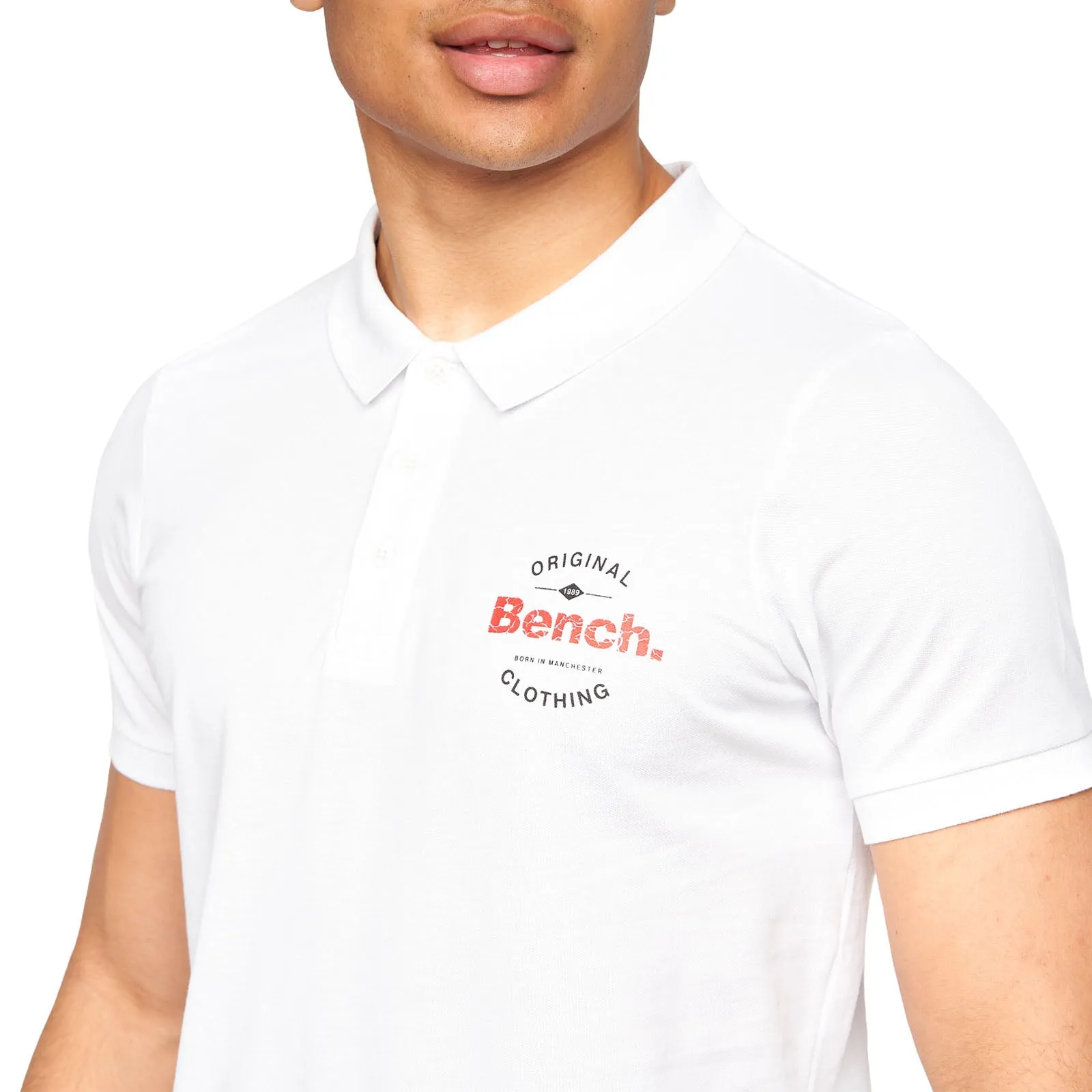 Bench Mens Cometer Short Sleeve Slim Fit Polo Shirt
