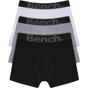 Bench Mens Conan 3 Pack Elasticated Boxer Shorts - Assorted