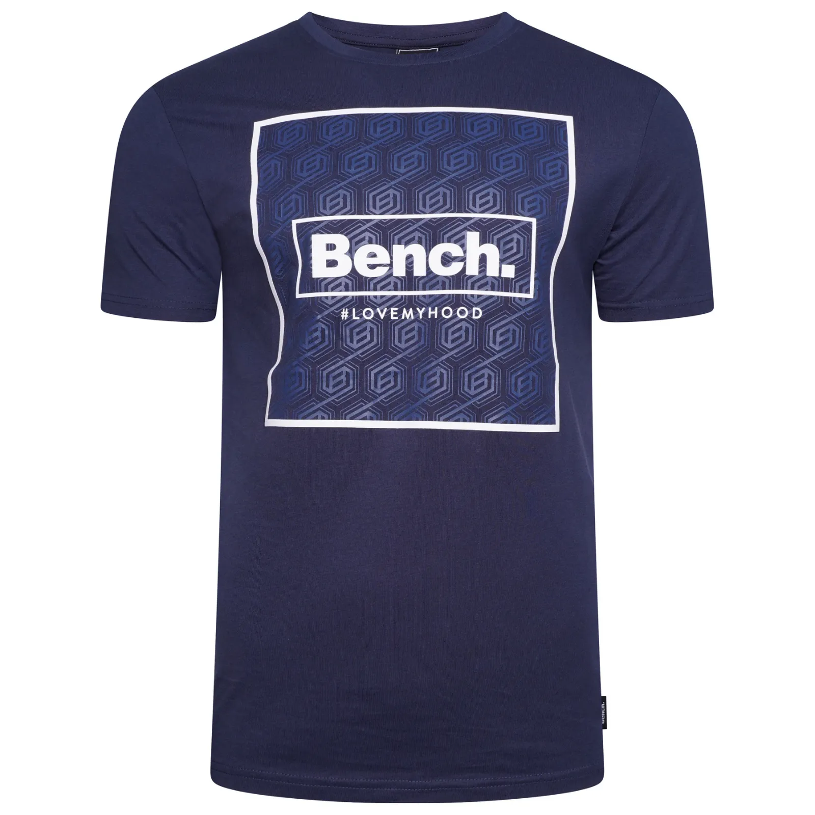 Bench Mens Ferrior Short Sleeve Printed Graphic T Shirt