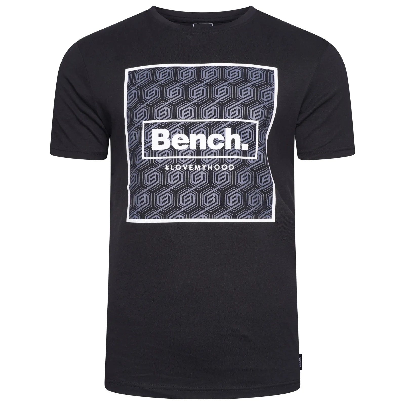 Bench Mens Ferrior Short Sleeve Printed Graphic T Shirt
