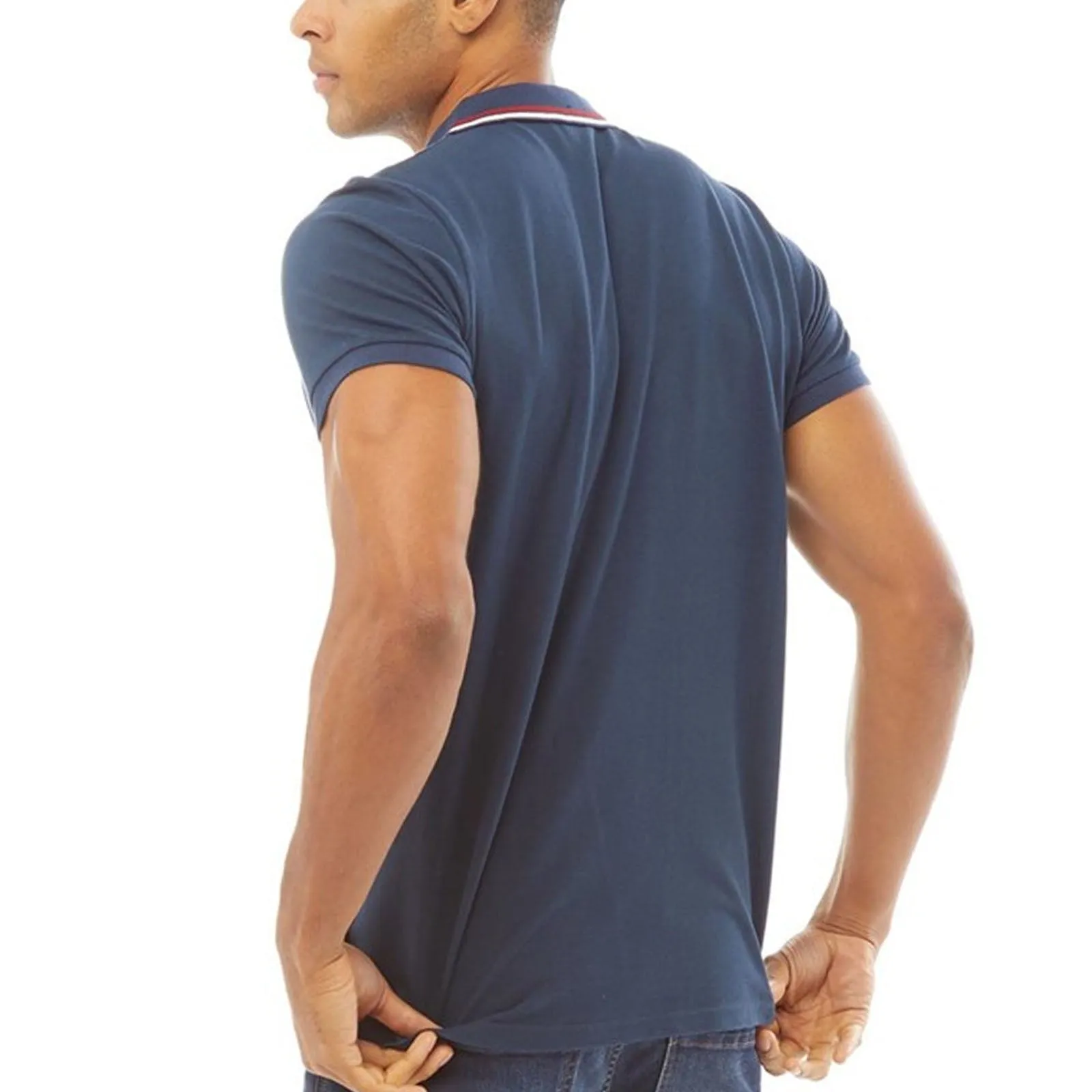 Bench Mens Gruff Short Sleeve Twin Tipped Polo Shirt