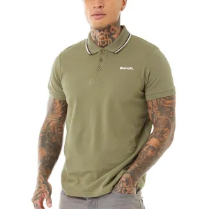 Bench Mens Gruff Short Sleeve Twin Tipped Polo Shirt