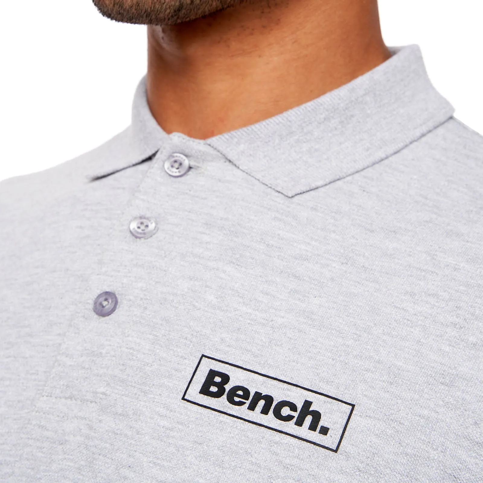 Bench Mens Iverson Short Sleeve Slim Fit Polo Shirt