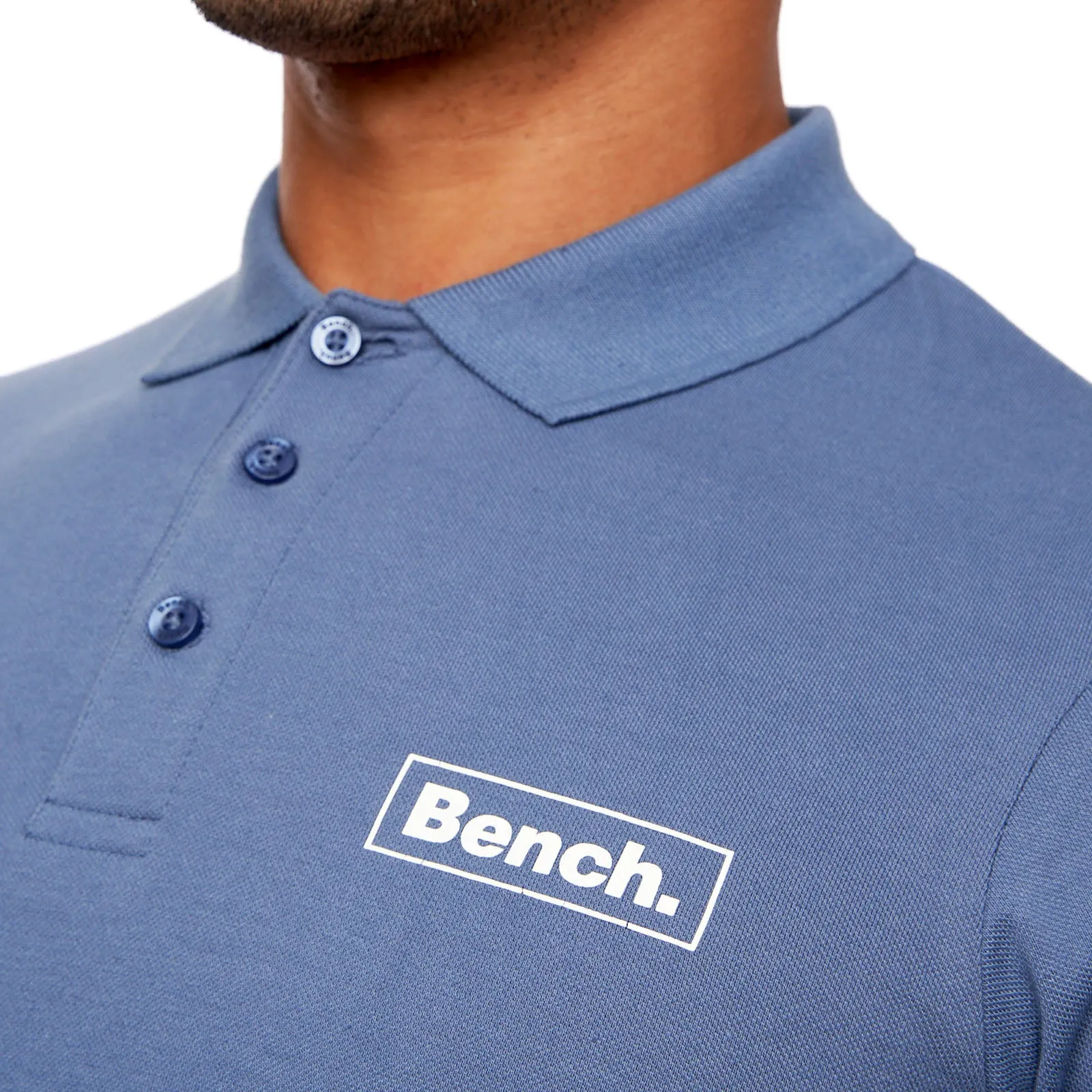 Bench Mens Iverson Short Sleeve Slim Fit Polo Shirt