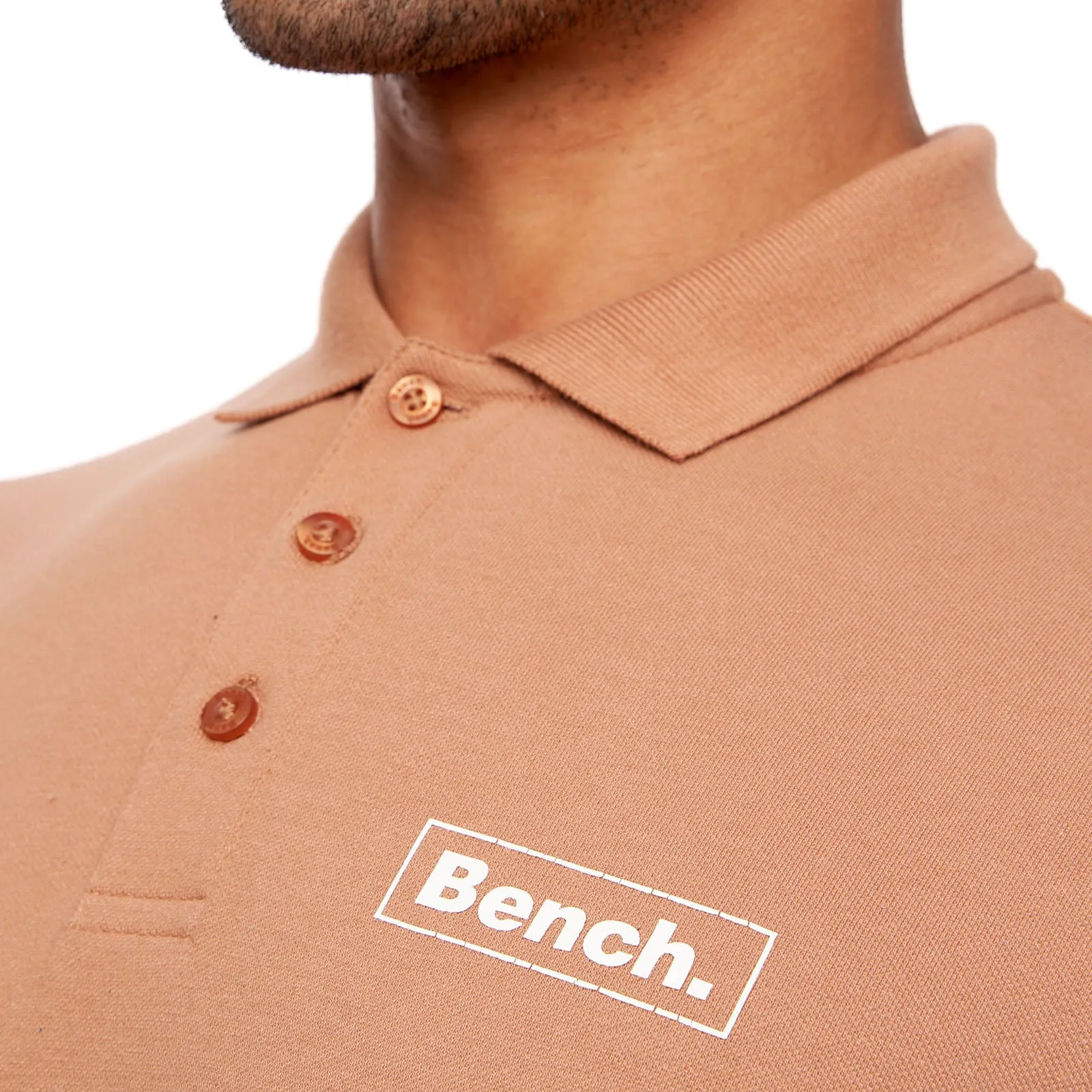 Bench Mens Iverson Short Sleeve Slim Fit Polo Shirt