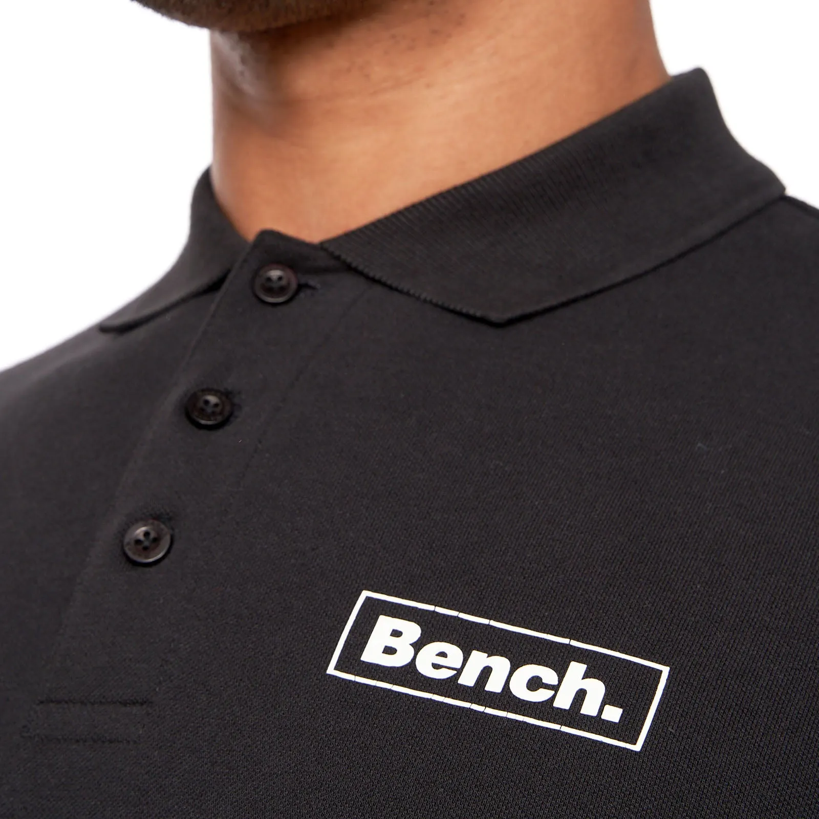 Bench Mens Iverson Short Sleeve Slim Fit Polo Shirt