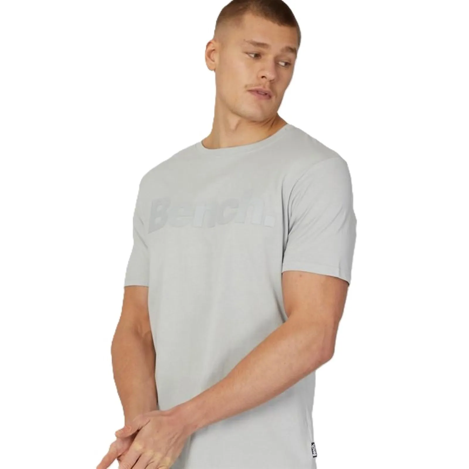Bench Mens Worsley Casual Crew Neck Cotton T-Shirt