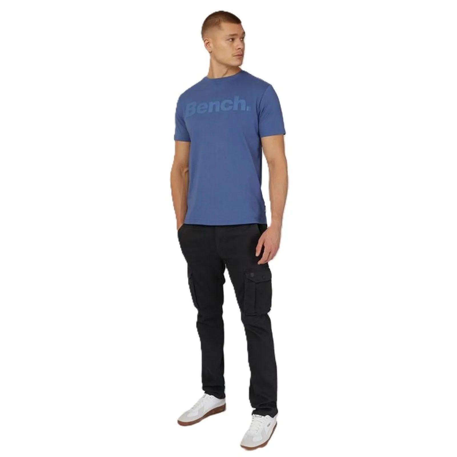 Bench Mens Worsley Casual Crew Neck Cotton T-Shirt