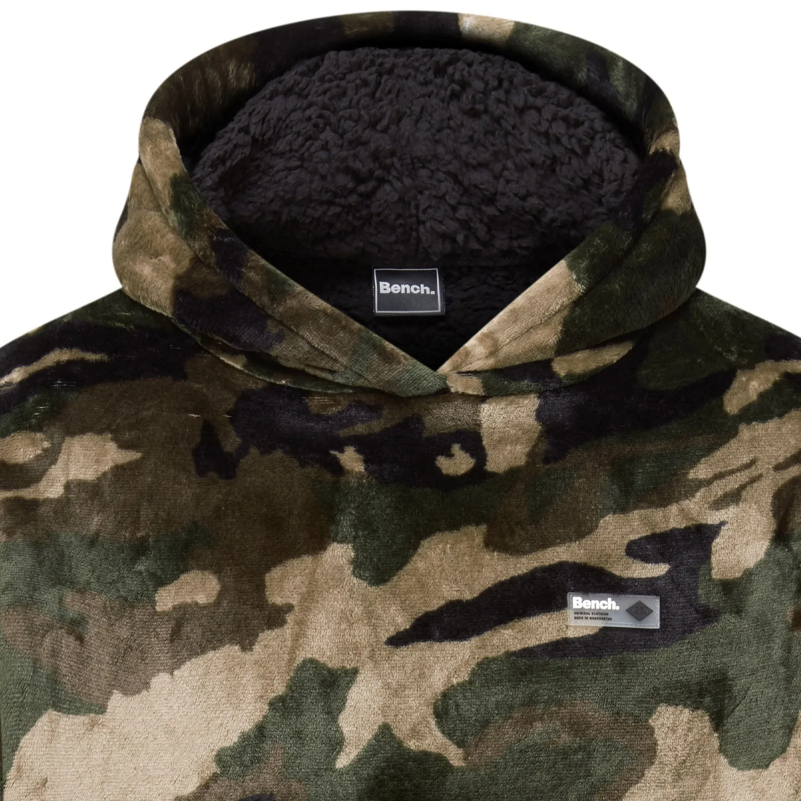 Bench Snuggle Sherpa Lined Soft Wearable Blanket