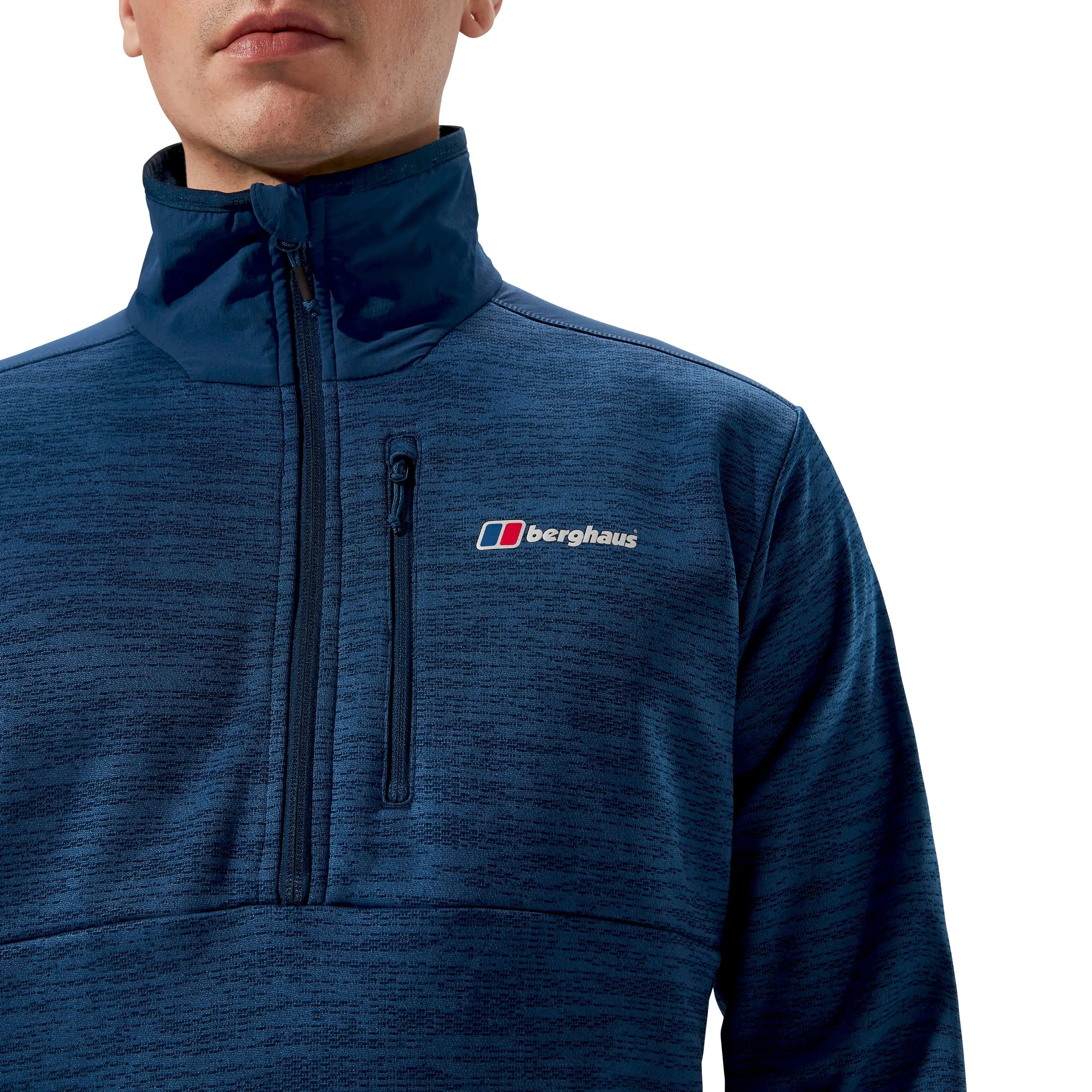 Berghaus Mens Thraskii Half Zip Moisture Wicking Fleece
