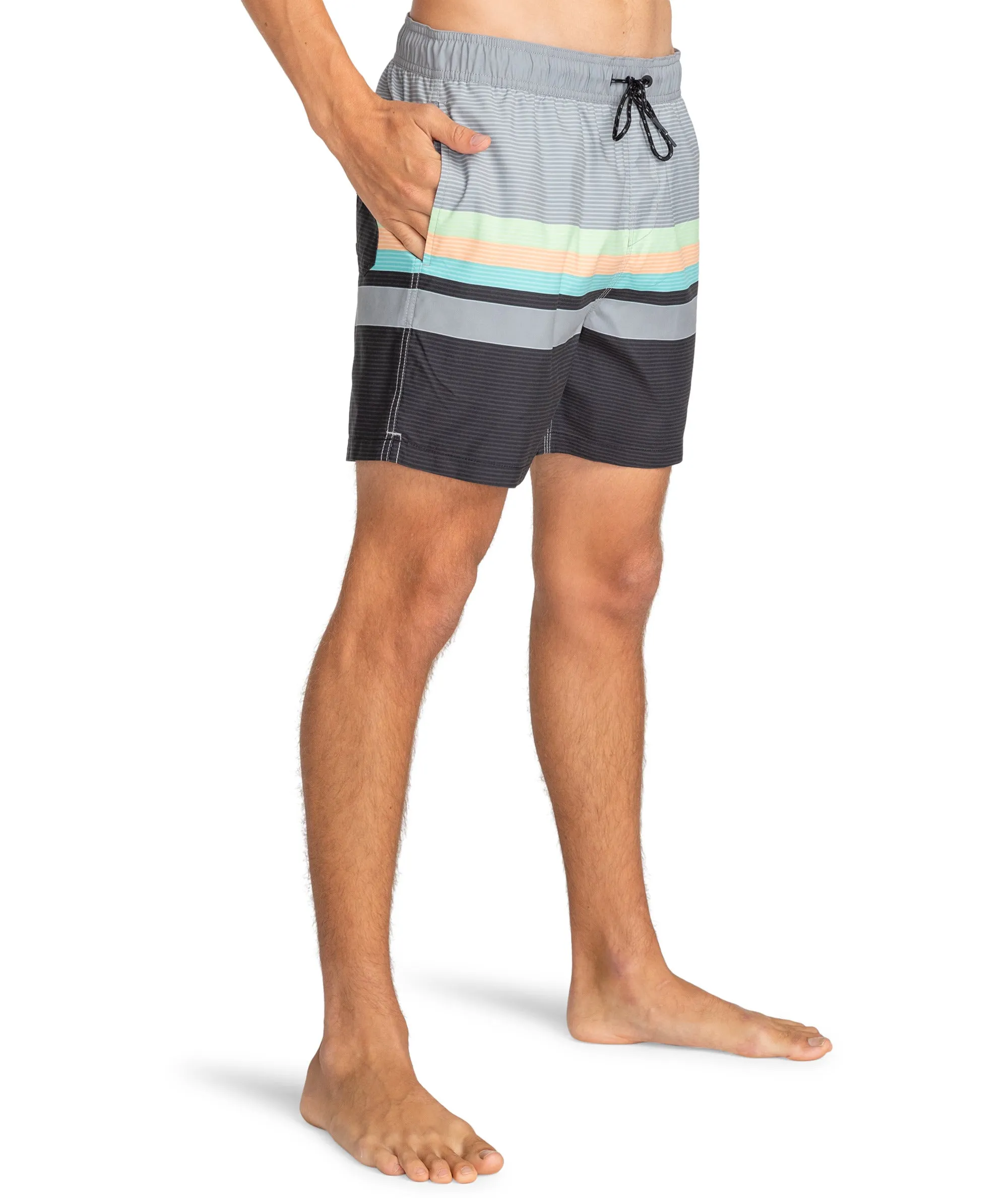 Billabong Mens All Day Stripes 16" Swim Shorts