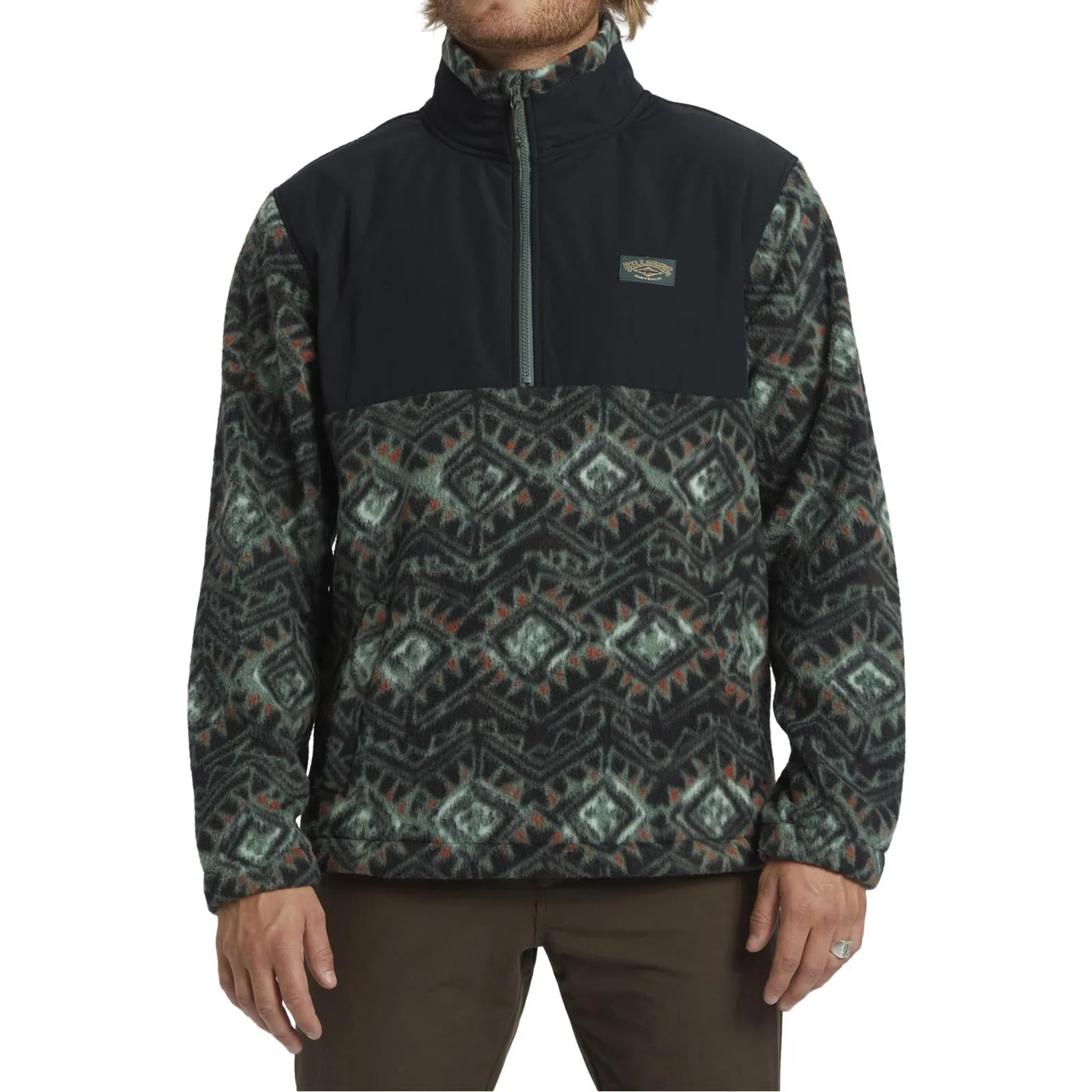 Billabong Mens Boundary Re-issue Half Zip Polar Fleece
