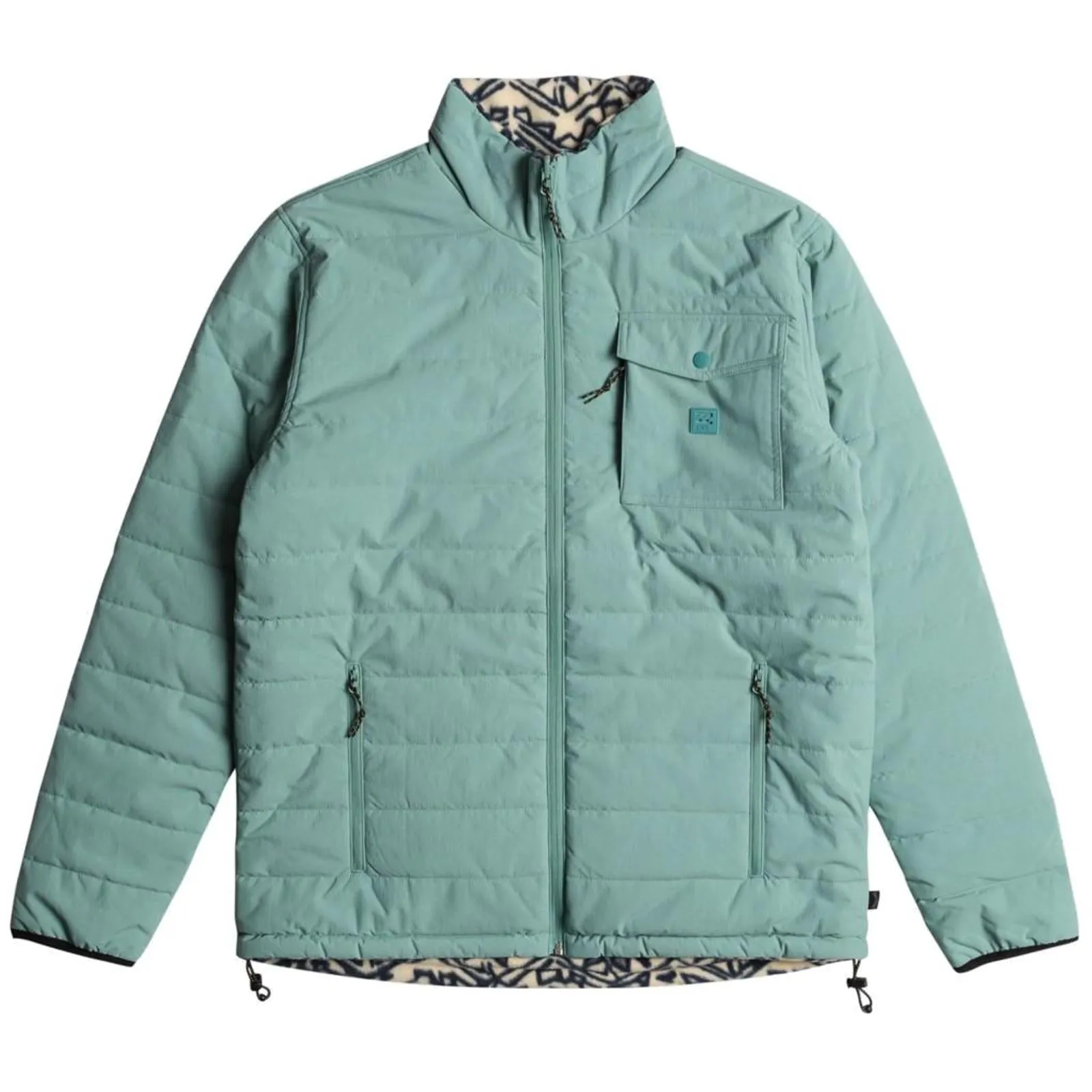Billabong Mens Unwind 10k Reversible Water Repellent Puffer Jacket