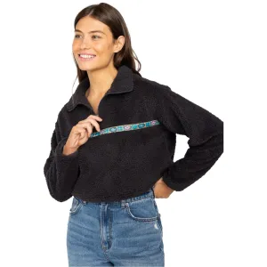 Billabong Womens Holiday Half Zip Polar Pullover Fleece