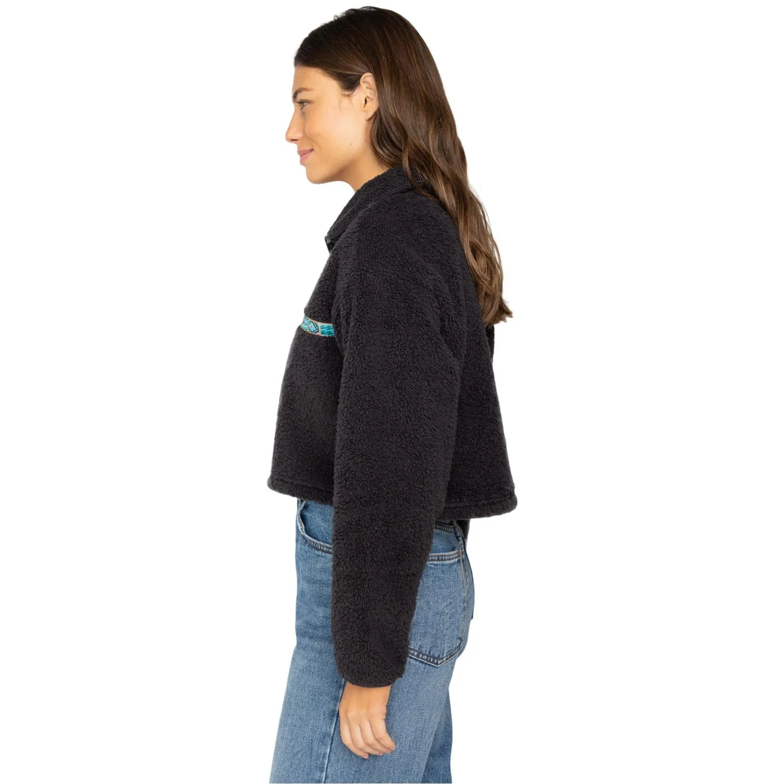 Billabong Womens Holiday Half Zip Polar Pullover Fleece