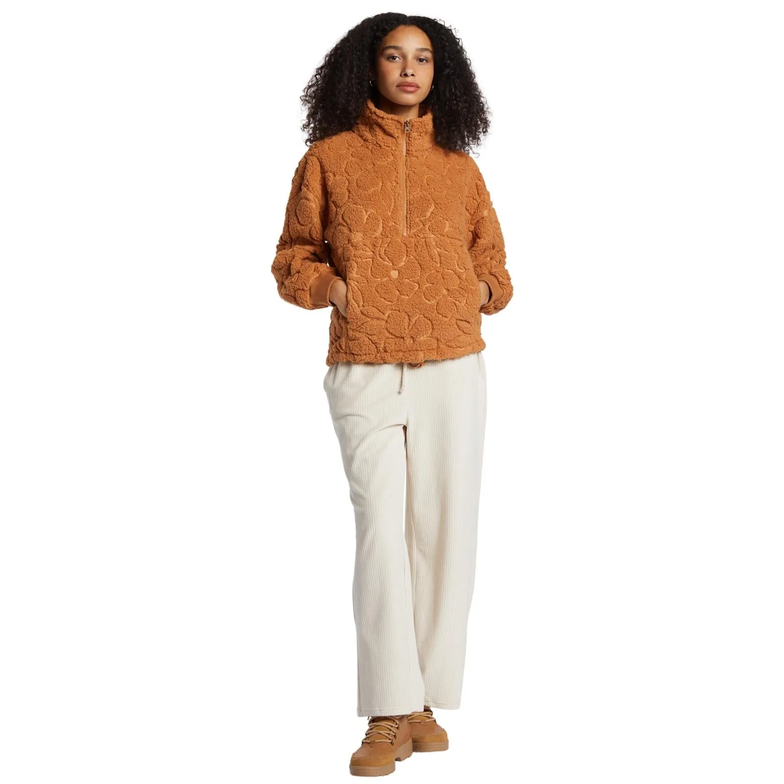 Billabong Womens Time Off Half Zip Polar Fleece