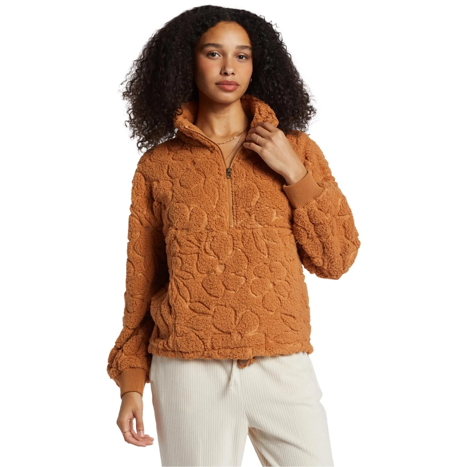 Billabong Womens Time Off Half Zip Polar Fleece