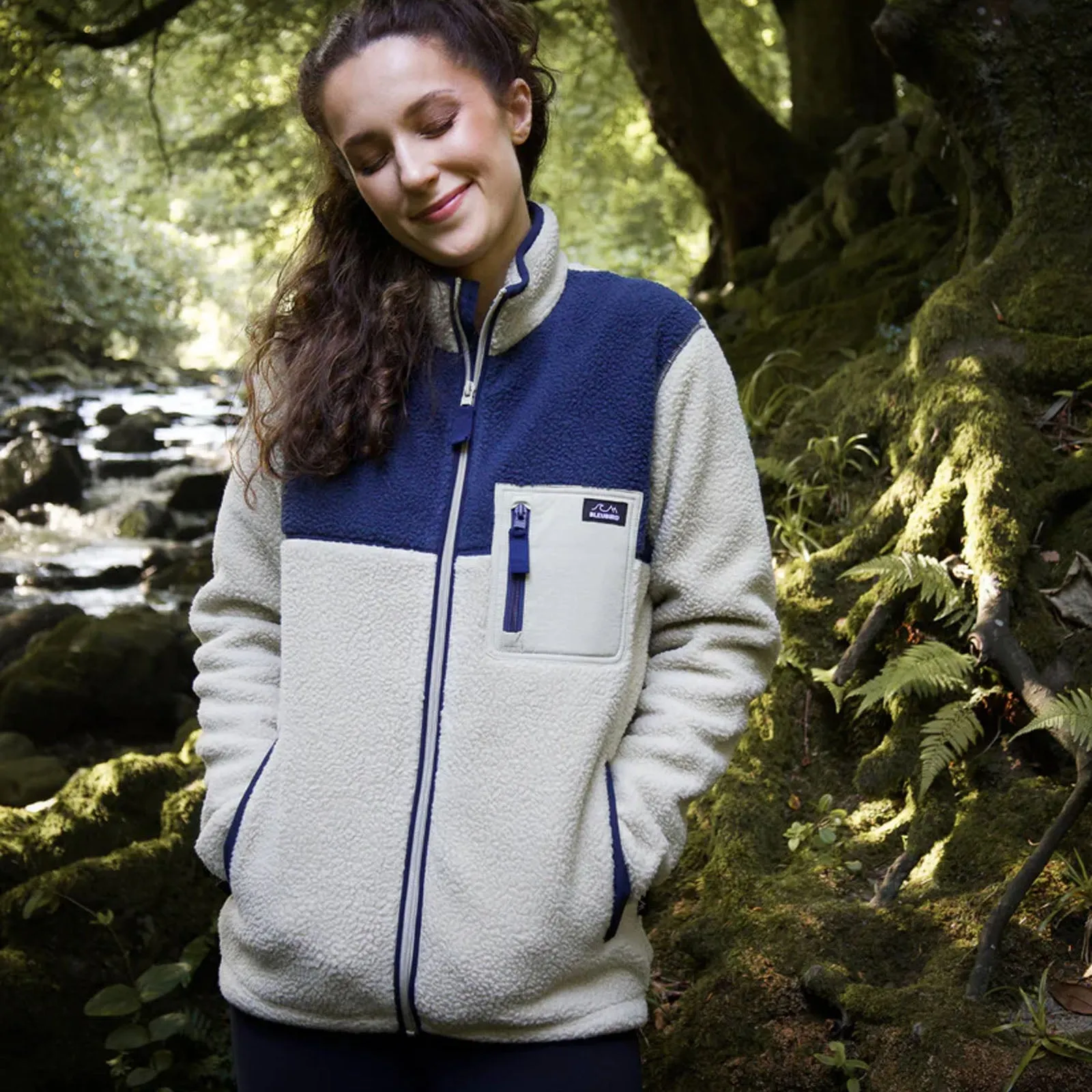Bleubird Polar Full Zip Sherpa Pullover Fleece