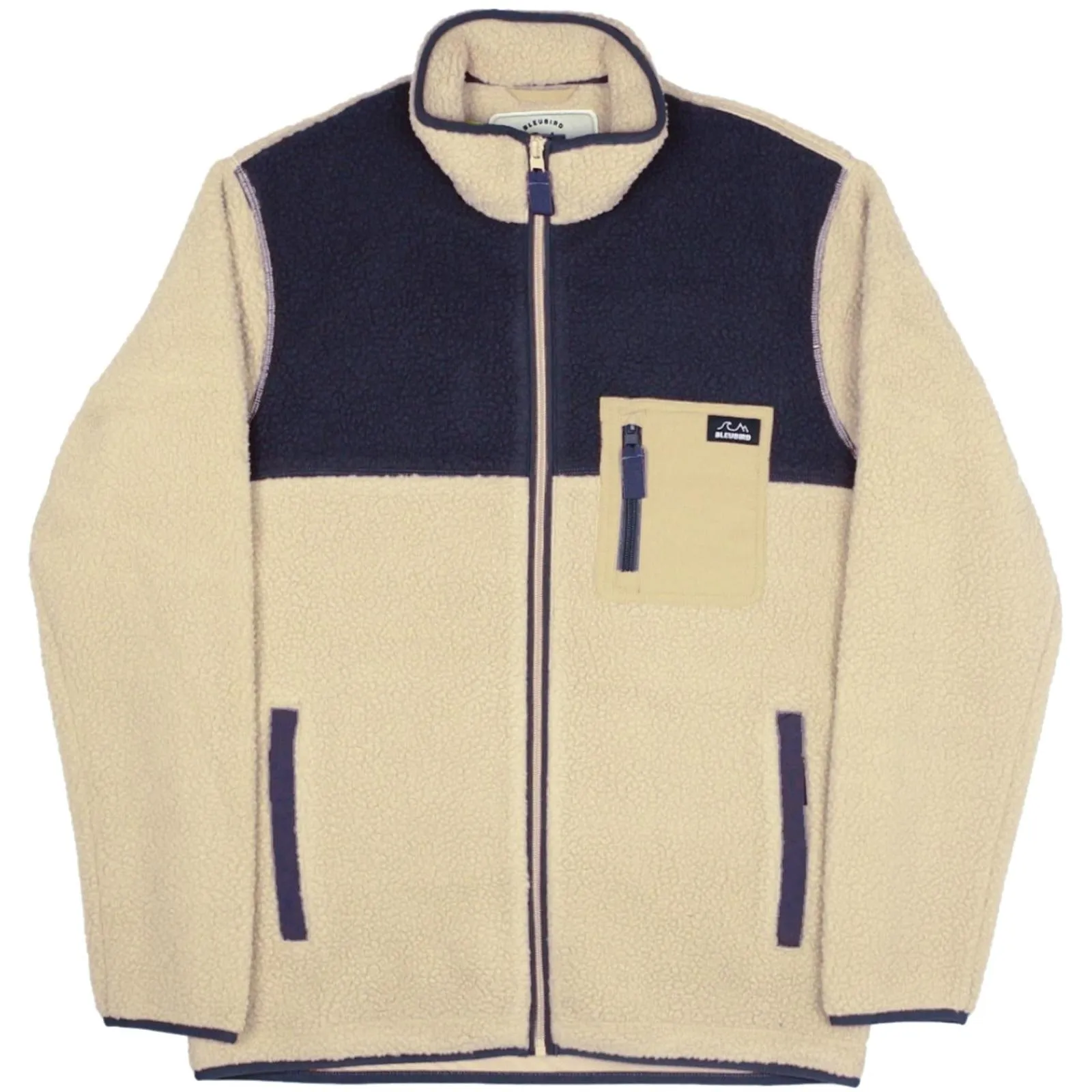 Bleubird Polar Full Zip Sherpa Pullover Fleece