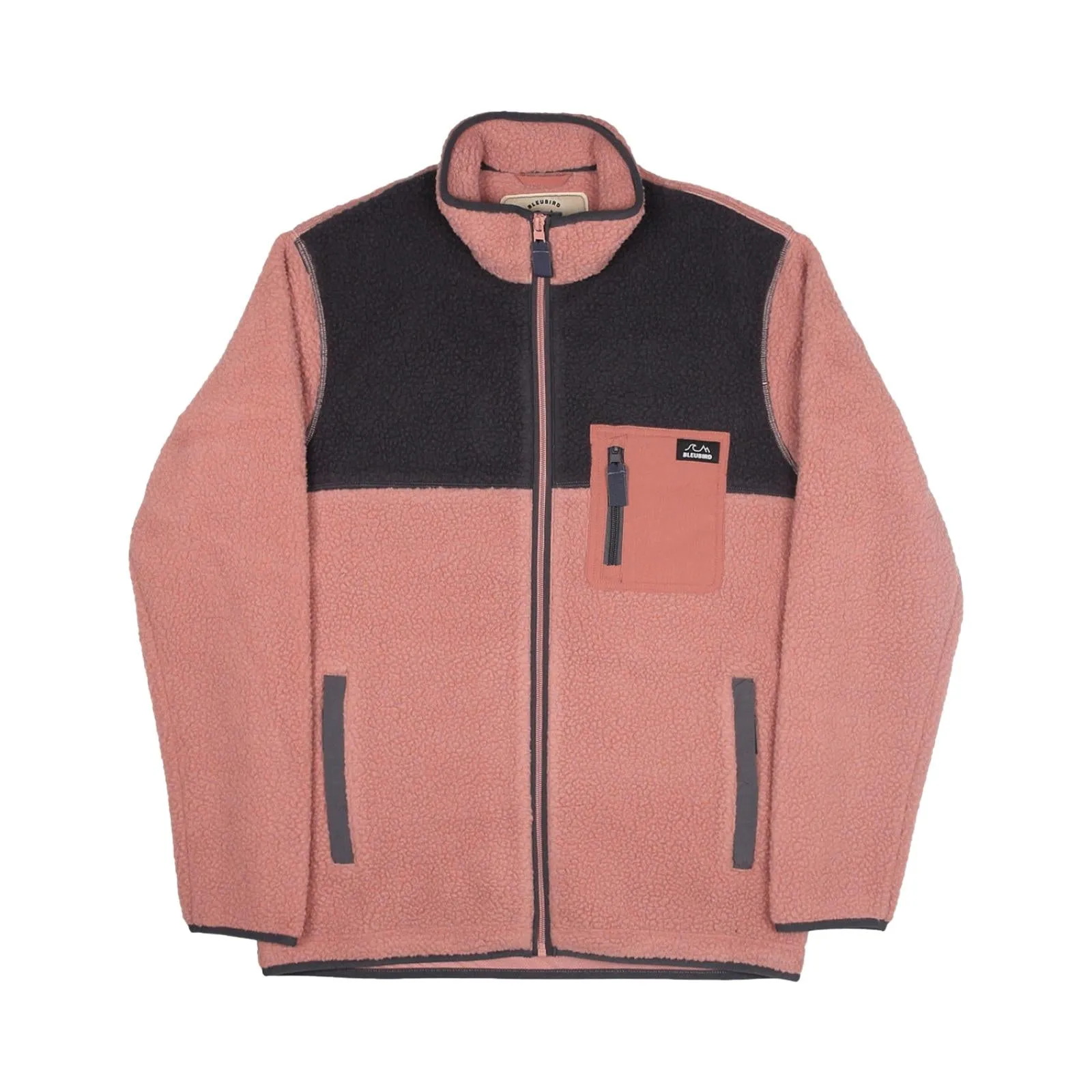 Bleubird Polar Full Zip Sherpa Pullover Fleece