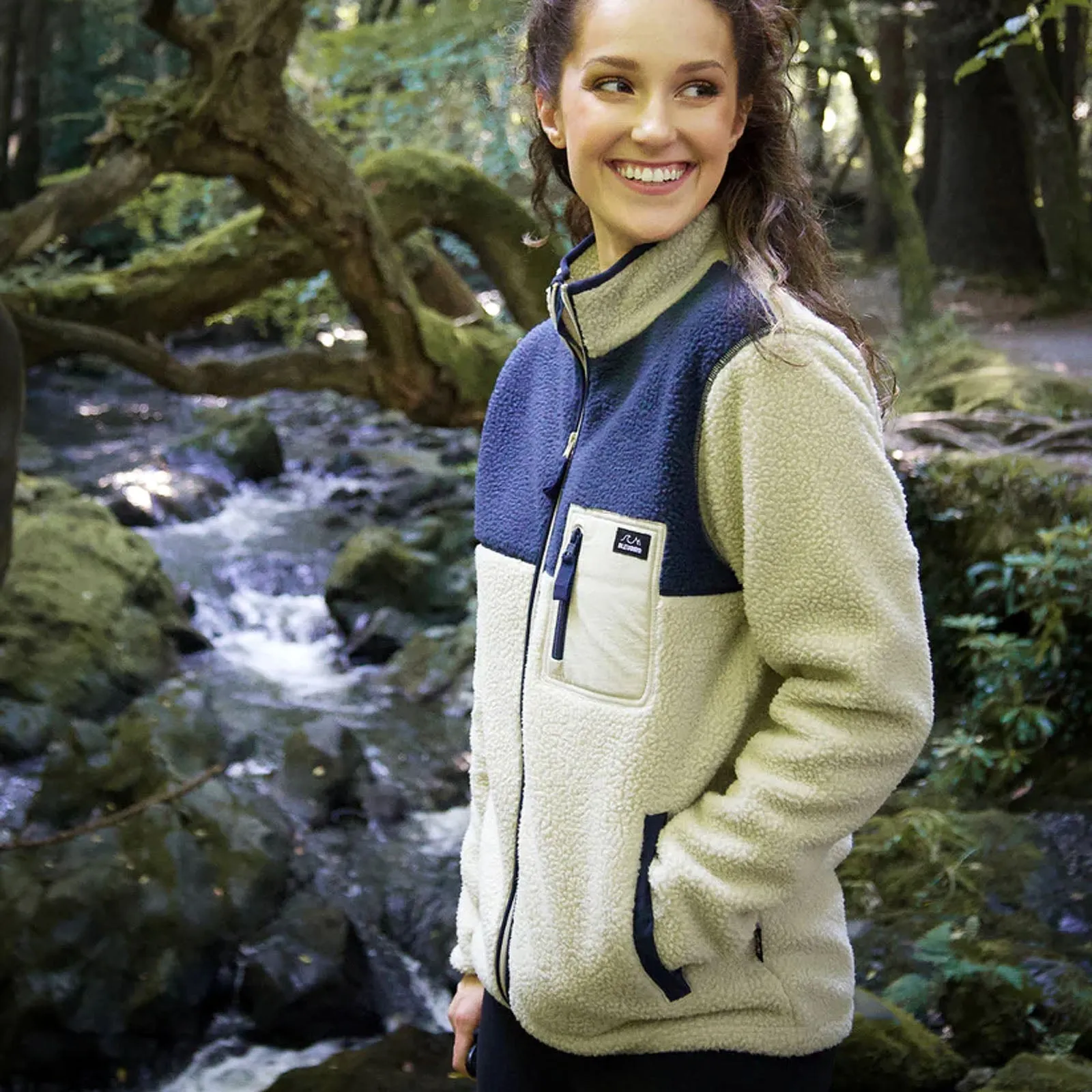 Bleubird Polar Full Zip Sherpa Pullover Fleece