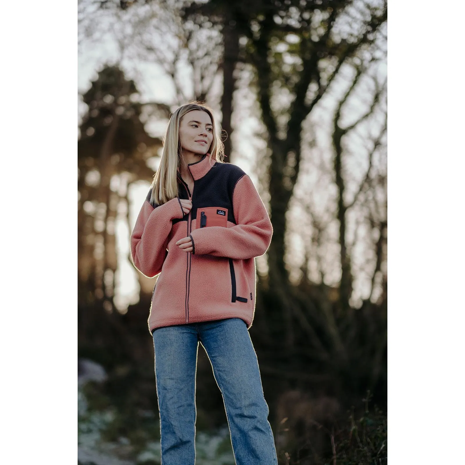 Bleubird Polar Full Zip Sherpa Pullover Fleece