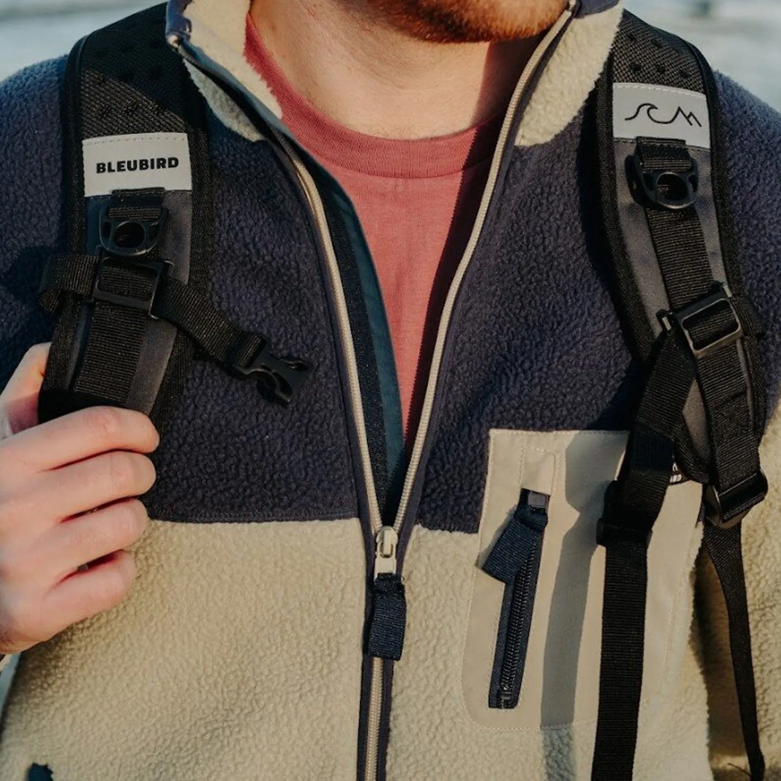 Bleubird Polar Full Zip Sherpa Pullover Fleece