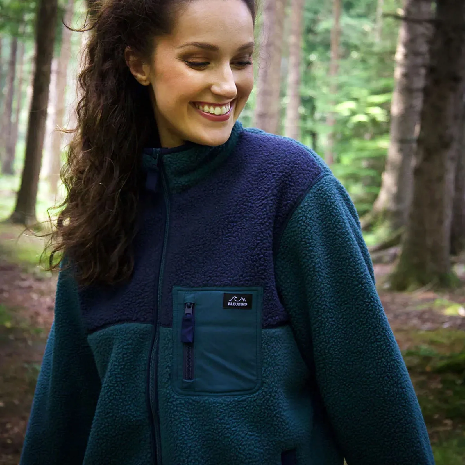 Bleubird Polar Full Zip Sherpa Pullover Fleece