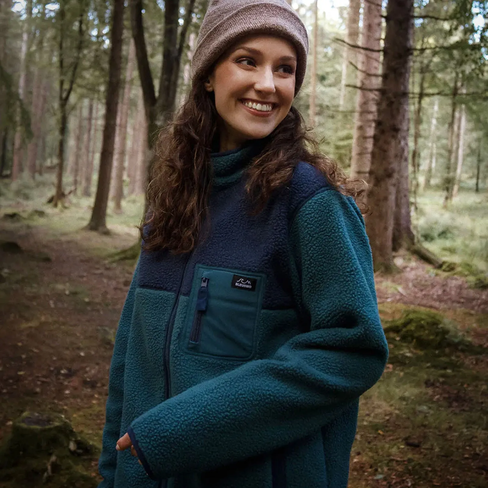 Bleubird Polar Full Zip Sherpa Pullover Fleece