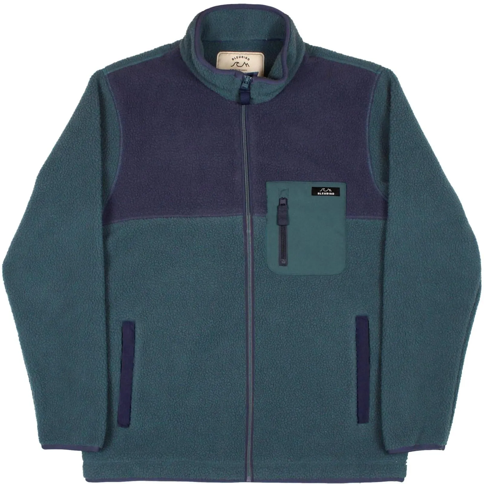 Bleubird Polar Full Zip Sherpa Pullover Fleece