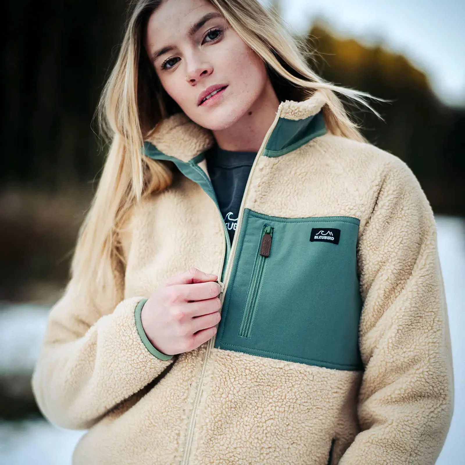 Bleubird Polar Pullover Sherpa Fleece