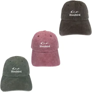 Bleubird Unisex Roadie Mountain Washed Out Baseball Cap