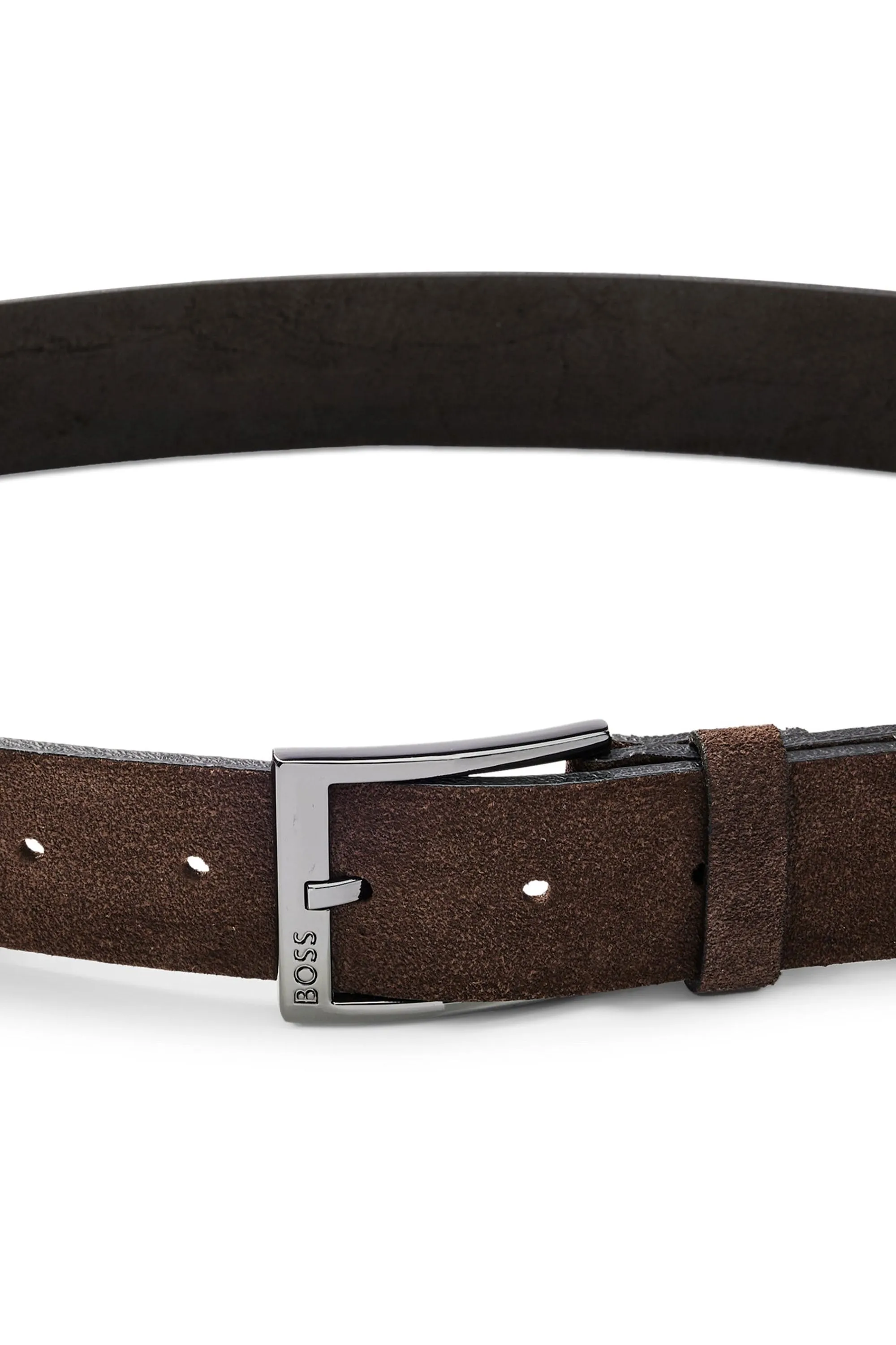 Boss Elloy-g-sd_sz35 Leather Belt Dark Brown