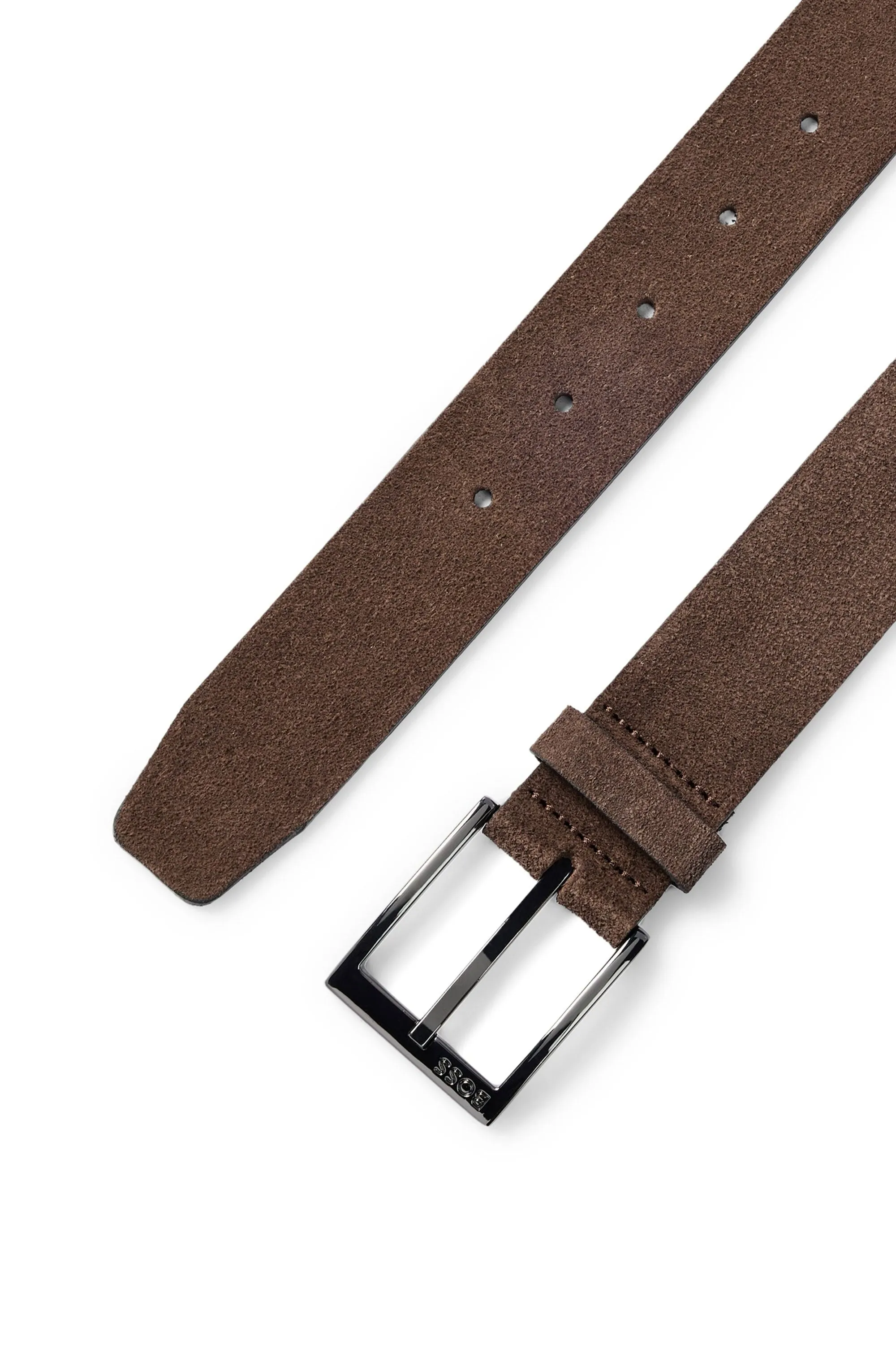 Boss Elloy-g-sd_sz35 Leather Belt Dark Brown