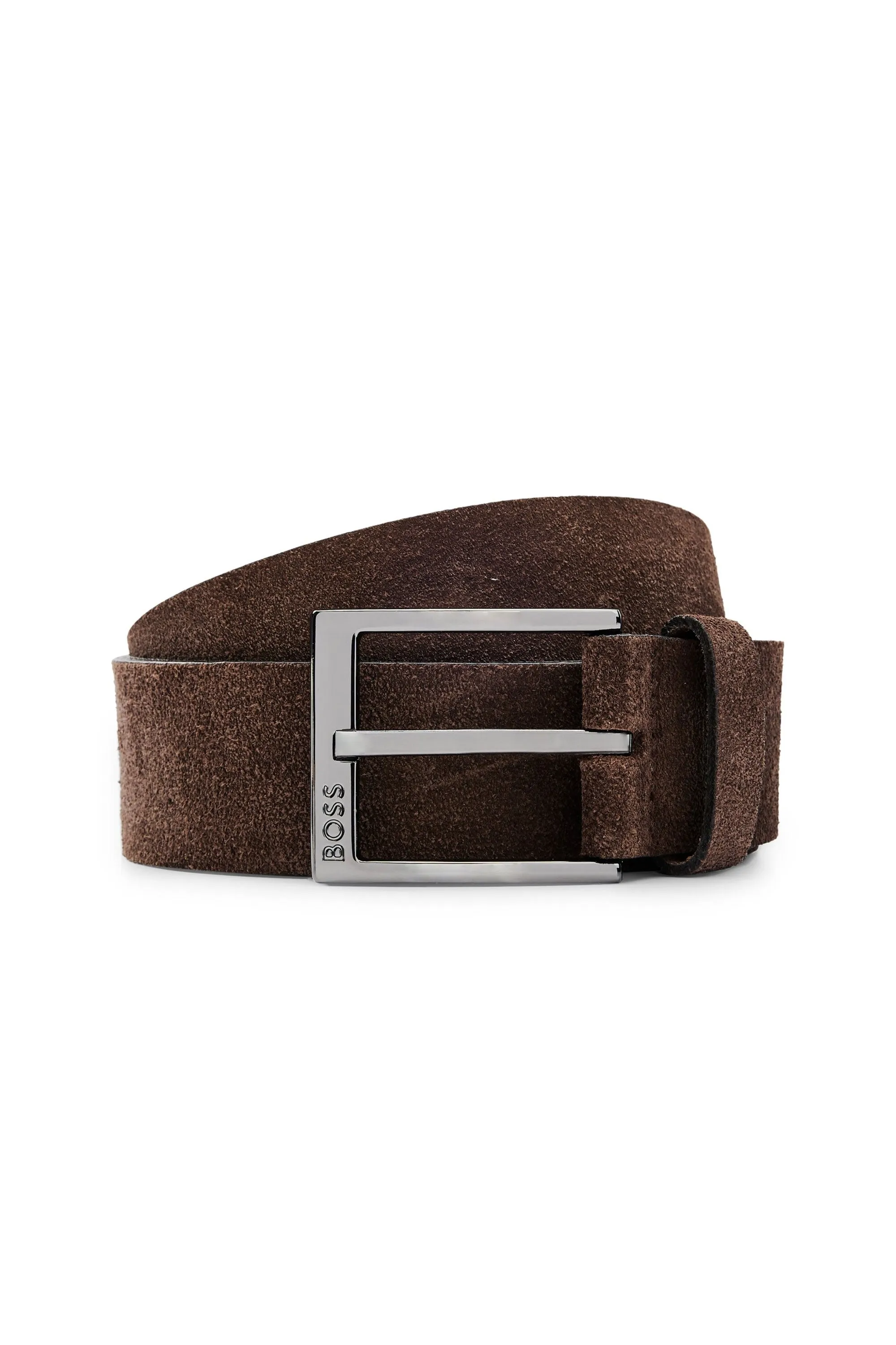 Boss Elloy-g-sd_sz35 Leather Belt Dark Brown