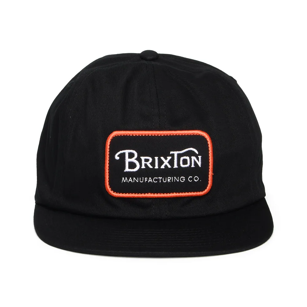 Brixton Hats Grade HP Snapback Cap - Black