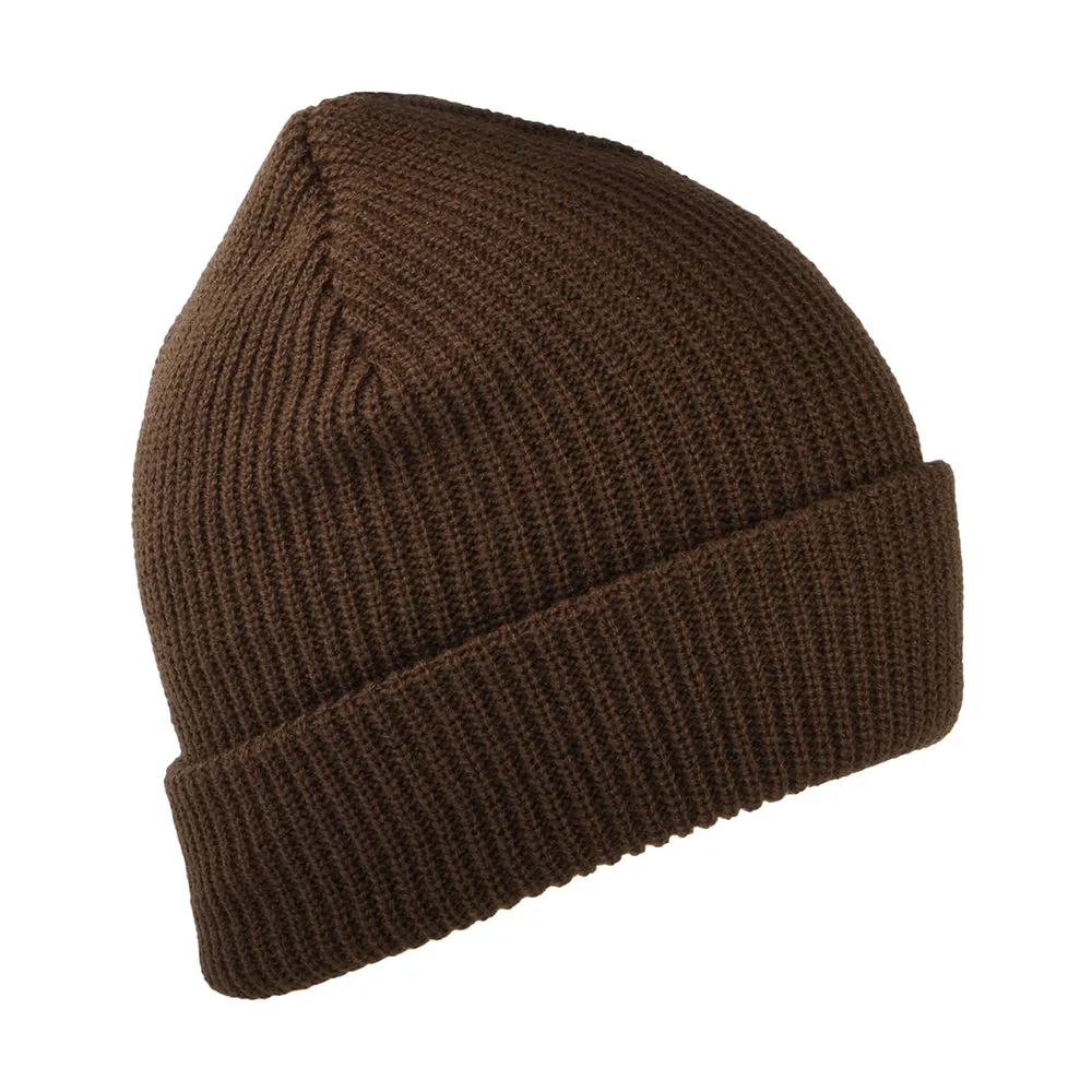 Brixton Hats Heist Cuffed Beanie Hat - Chocolate