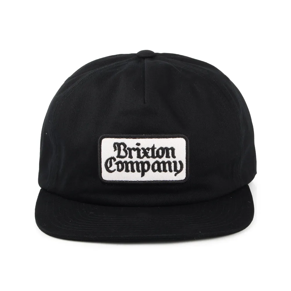 Brixton Hats Norvell MP Snapback Cap - Black