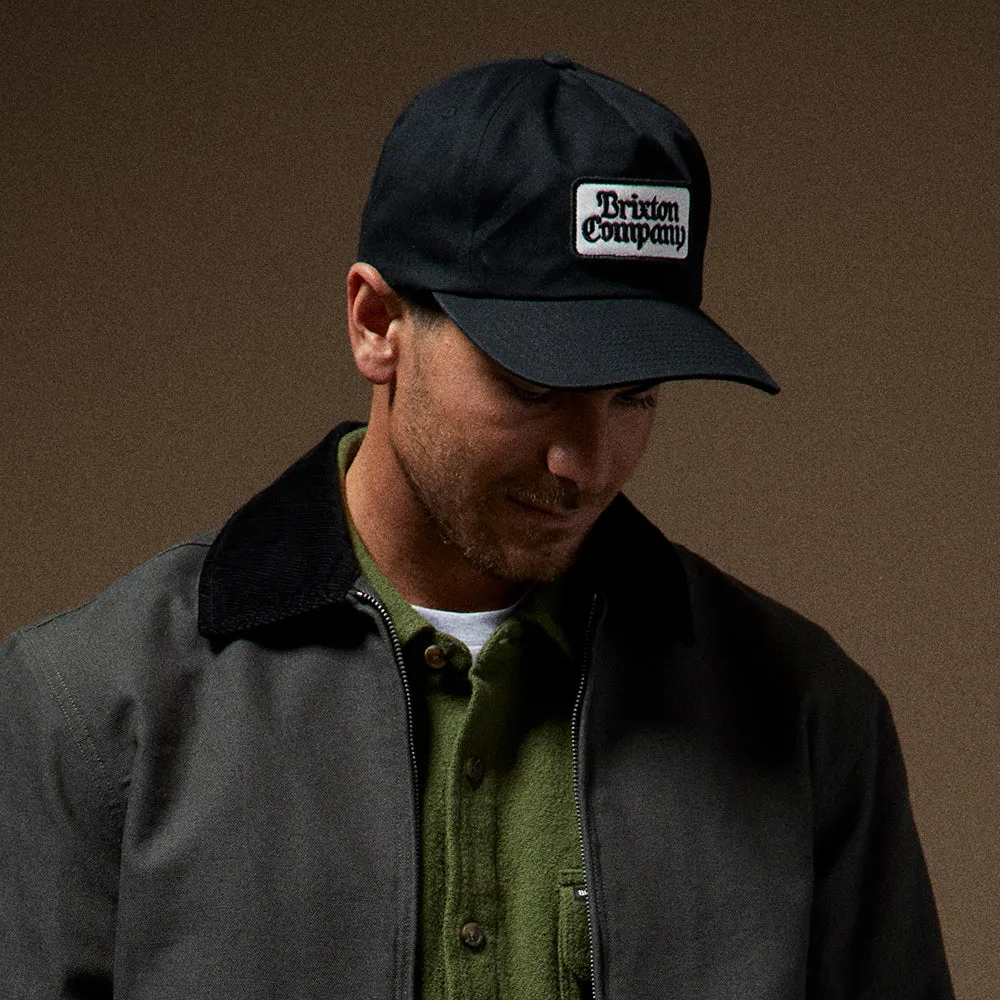 Brixton Hats Norvell MP Snapback Cap - Black
