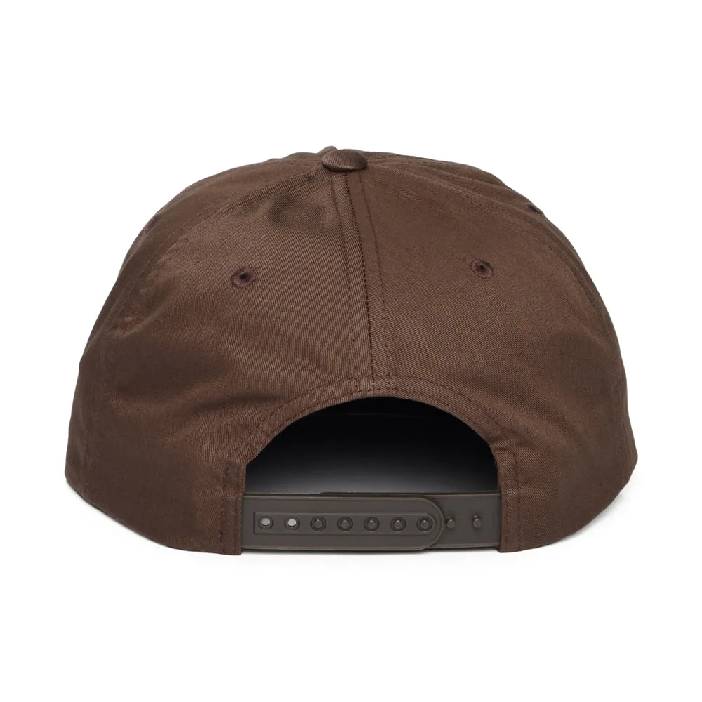 Brixton Hats Osborn MP Snapback Cap - Brown