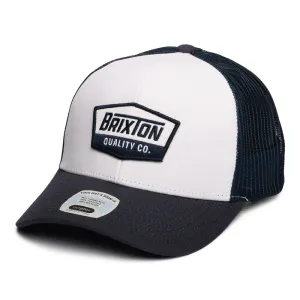 Brixton Hats Regal NetPlus MP Trucker Cap - White-Washed Navy